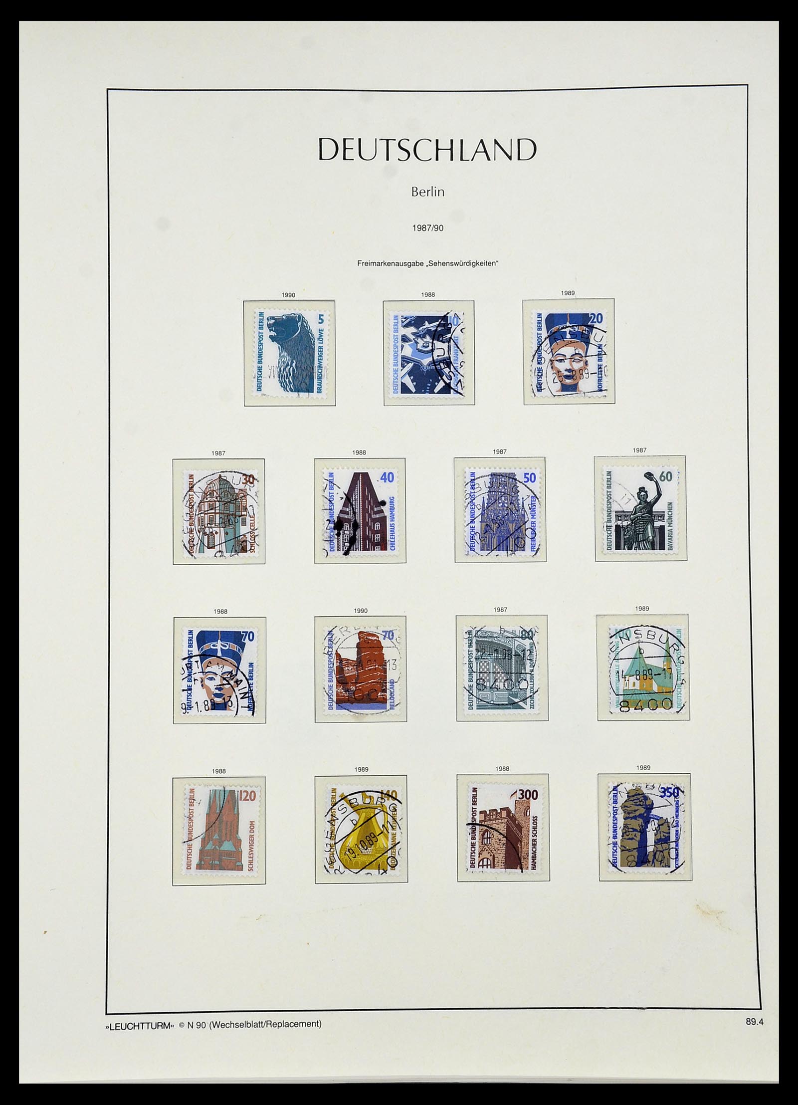 34197 090 - Postzegelverzameling 34197 Berlijn 1948-1990.
