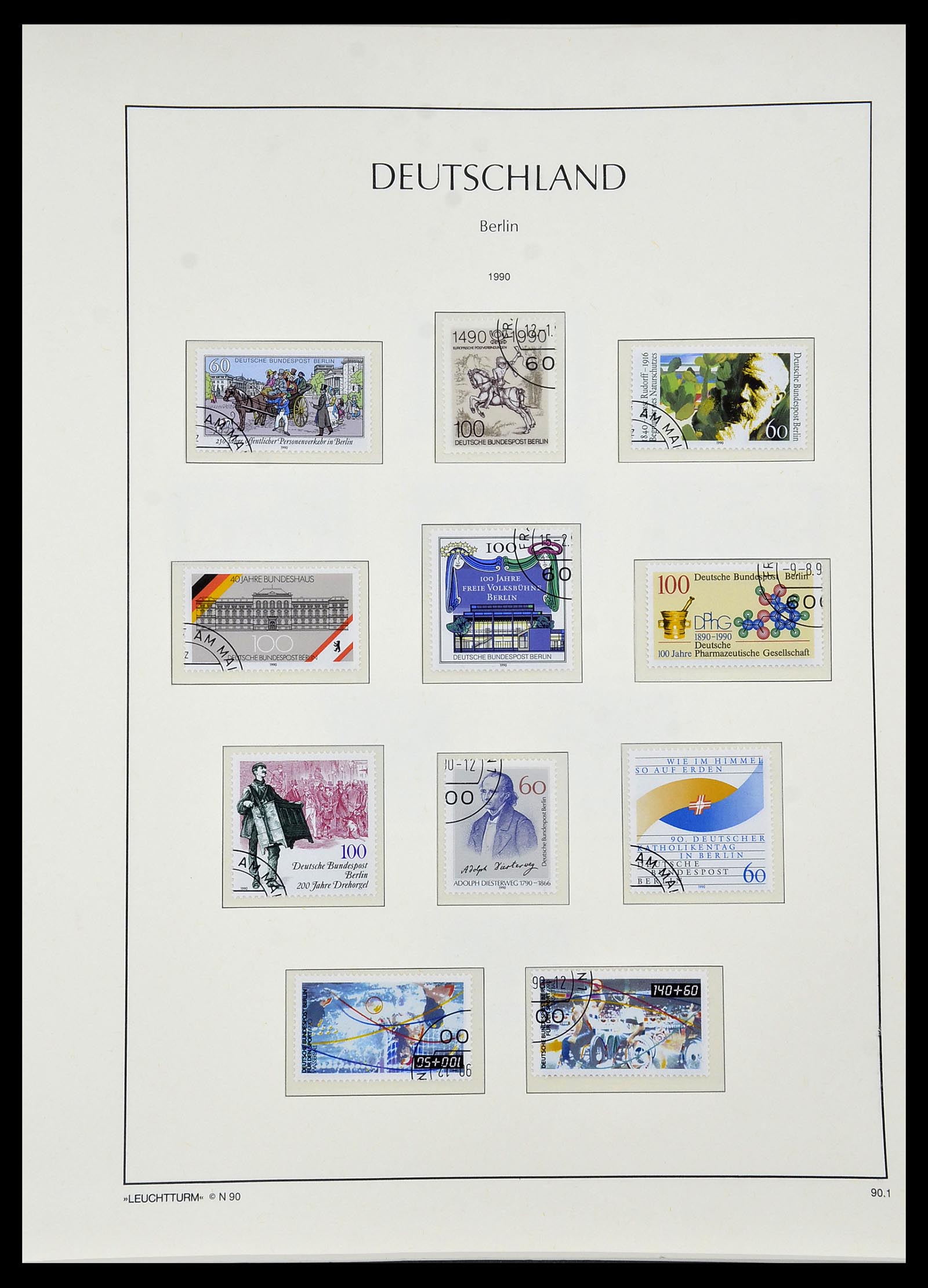 34197 092 - Stamp collection 34197 Berlin 1948-1990.