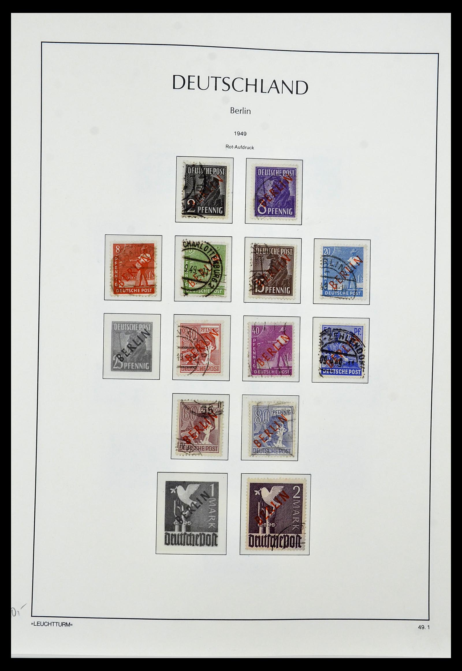 34198 002 - Postzegelverzameling 34198 Berlijn 1948-1990.