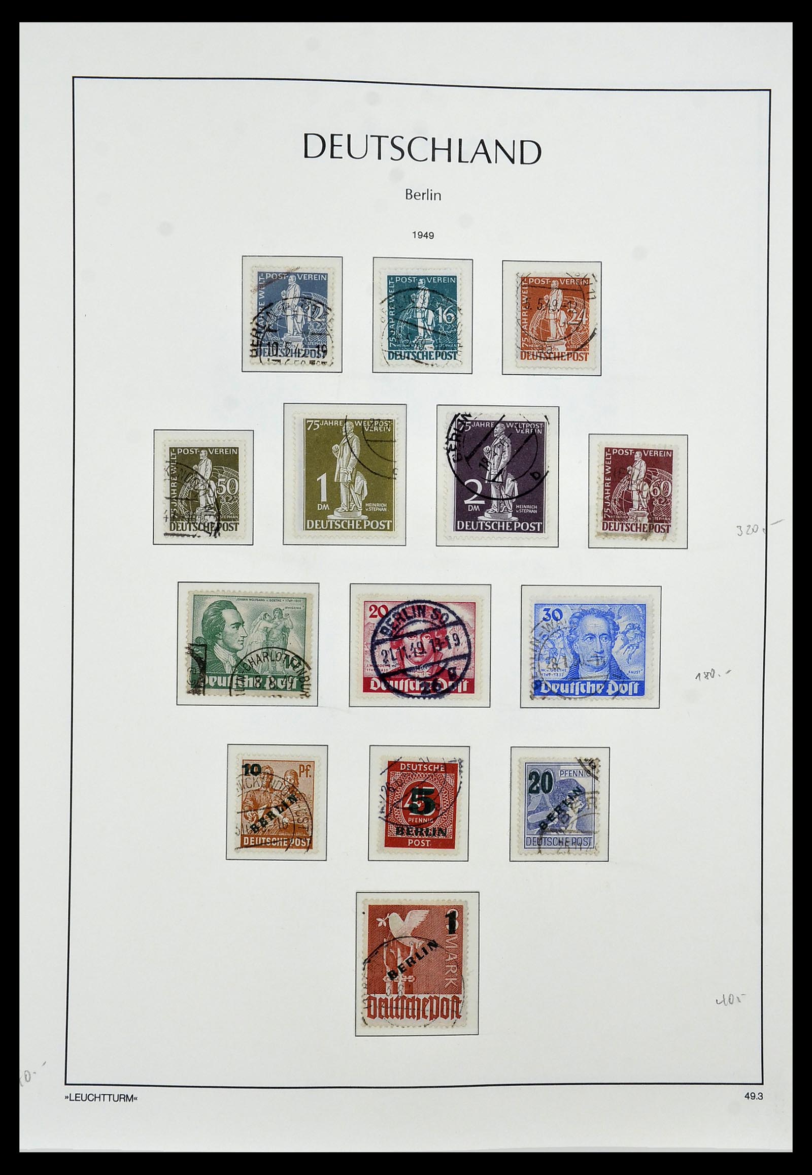 34198 004 - Postzegelverzameling 34198 Berlijn 1948-1990.