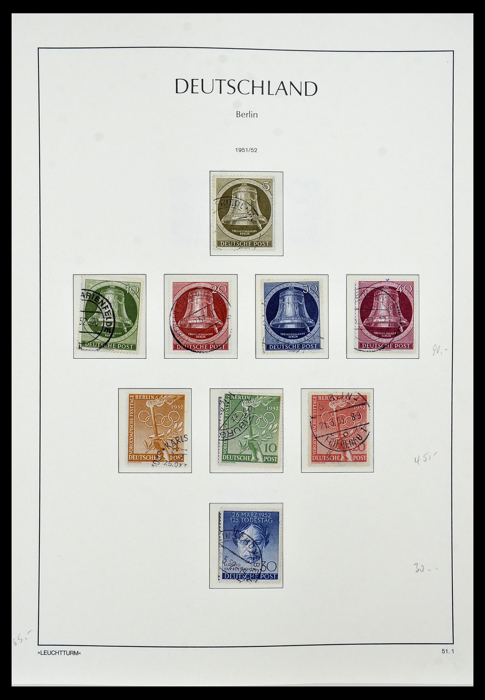 34198 006 - Postzegelverzameling 34198 Berlijn 1948-1990.
