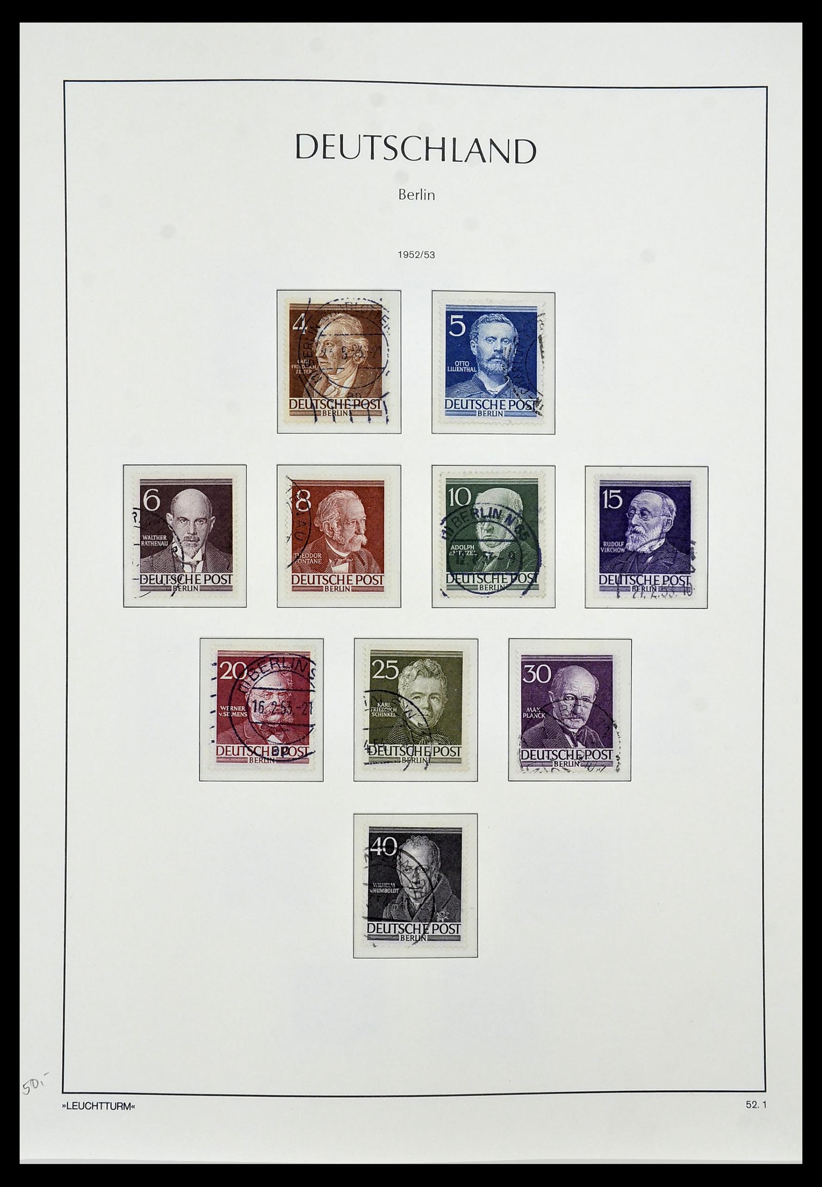 34198 007 - Postzegelverzameling 34198 Berlijn 1948-1990.
