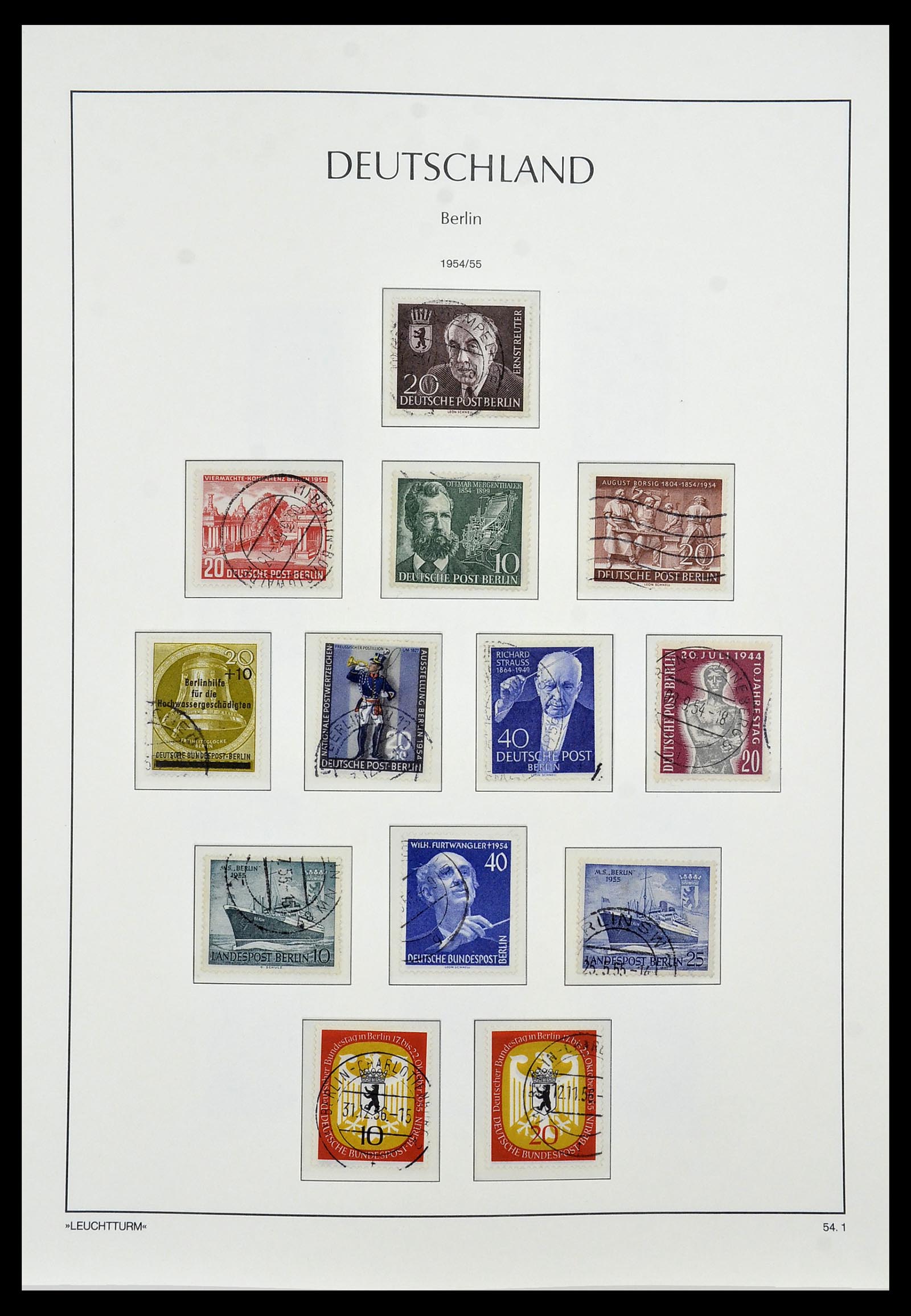 34198 009 - Postzegelverzameling 34198 Berlijn 1948-1990.