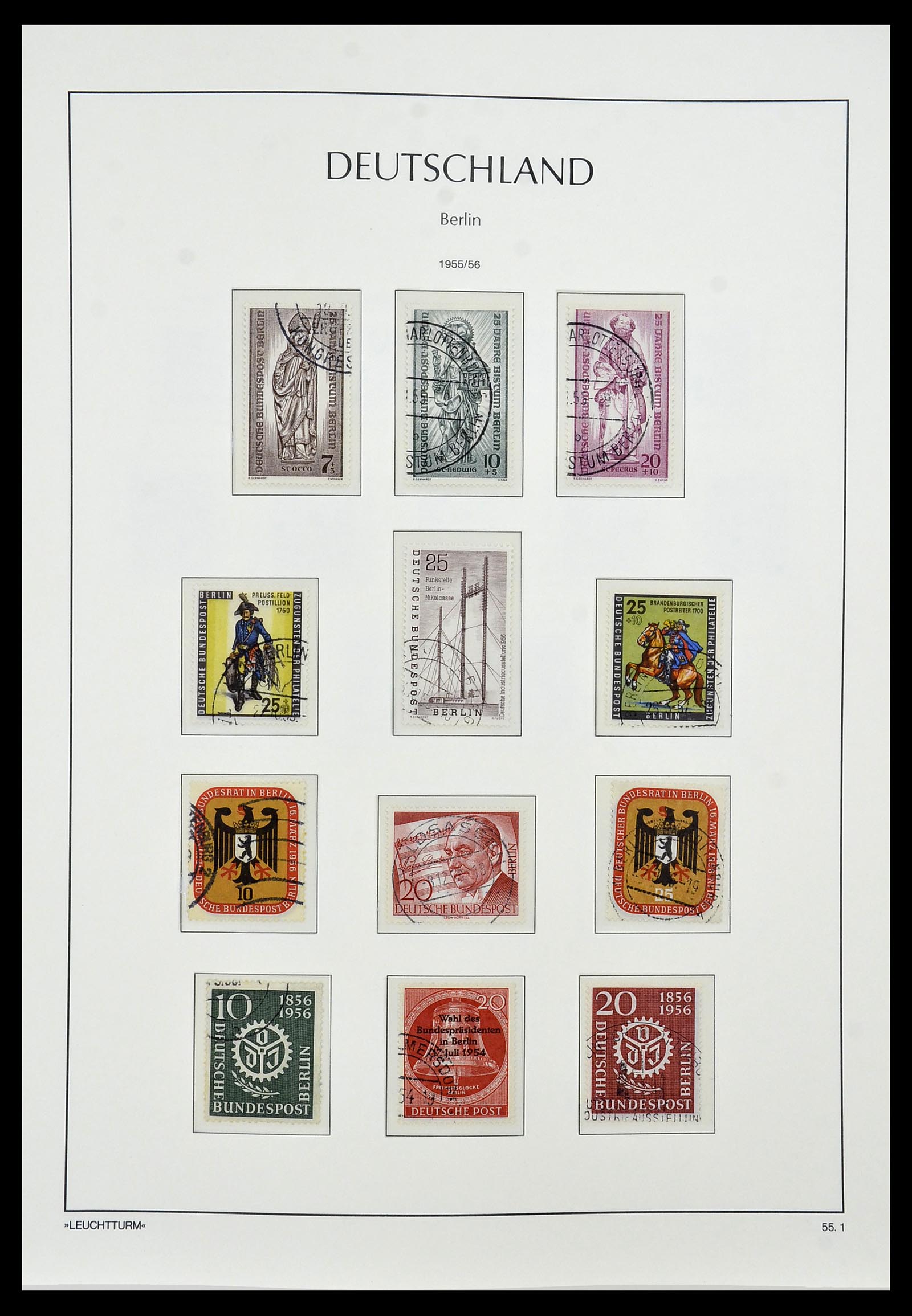 34198 010 - Postzegelverzameling 34198 Berlijn 1948-1990.