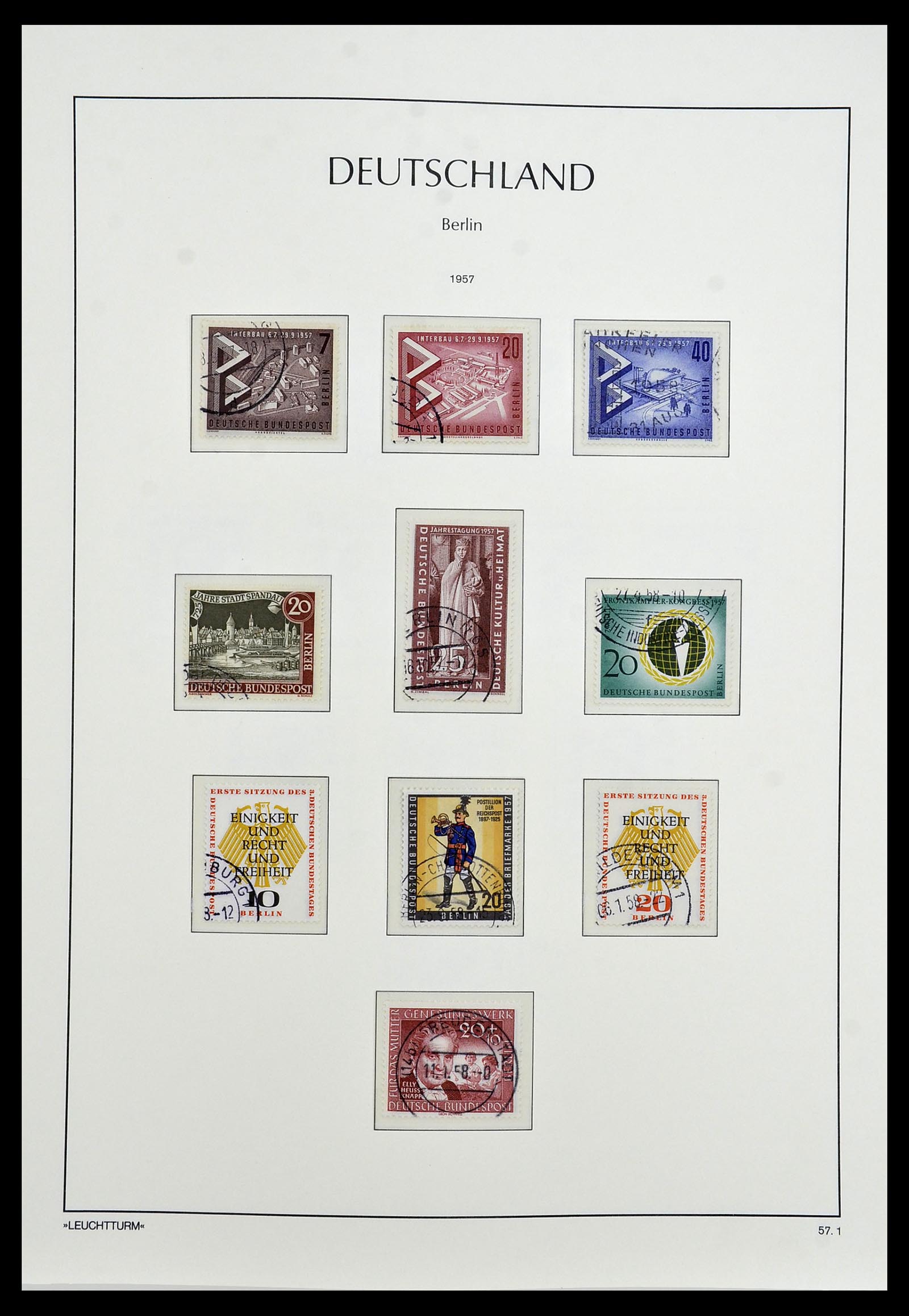 34198 012 - Postzegelverzameling 34198 Berlijn 1948-1990.