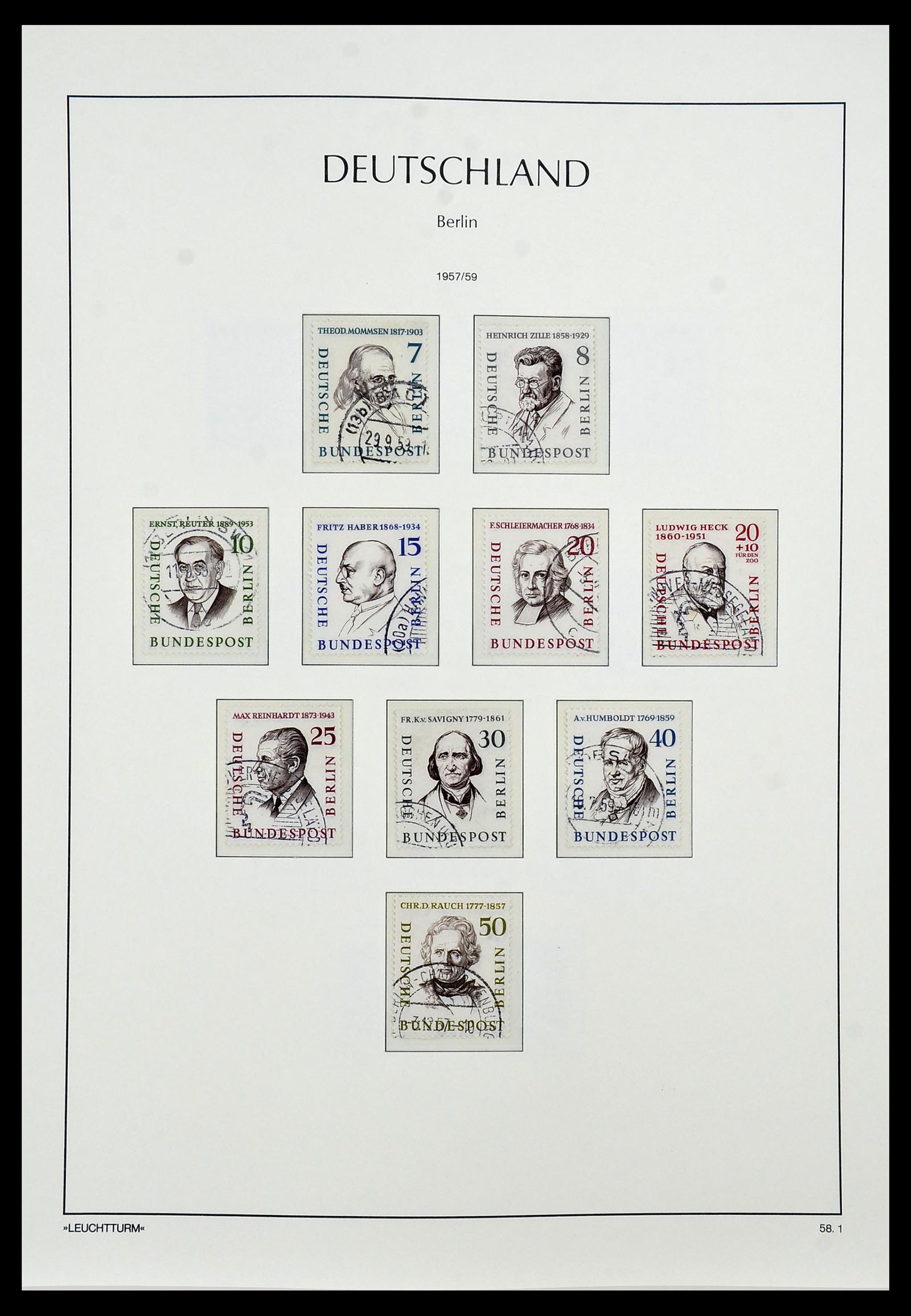 34198 013 - Postzegelverzameling 34198 Berlijn 1948-1990.