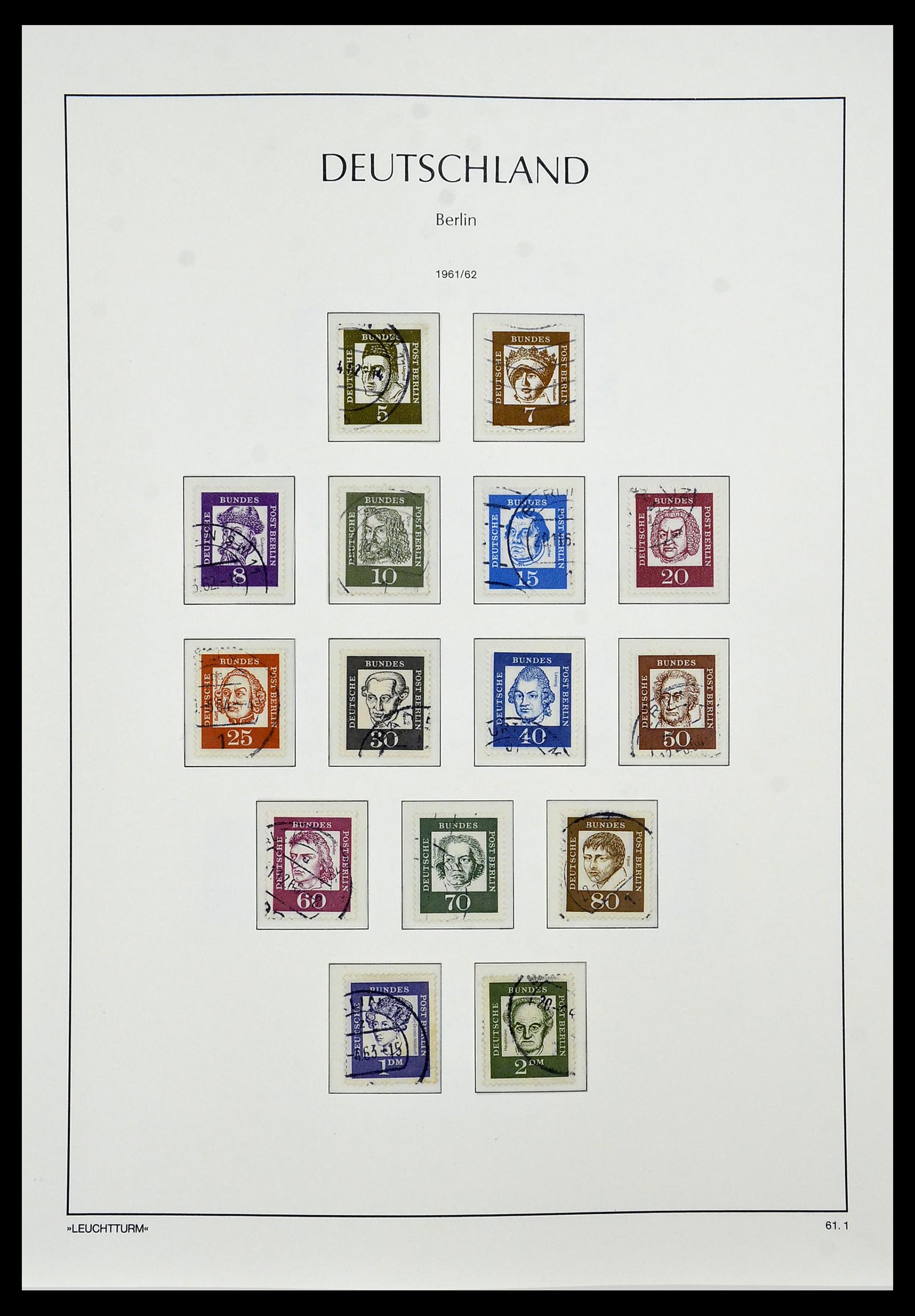 34198 016 - Postzegelverzameling 34198 Berlijn 1948-1990.