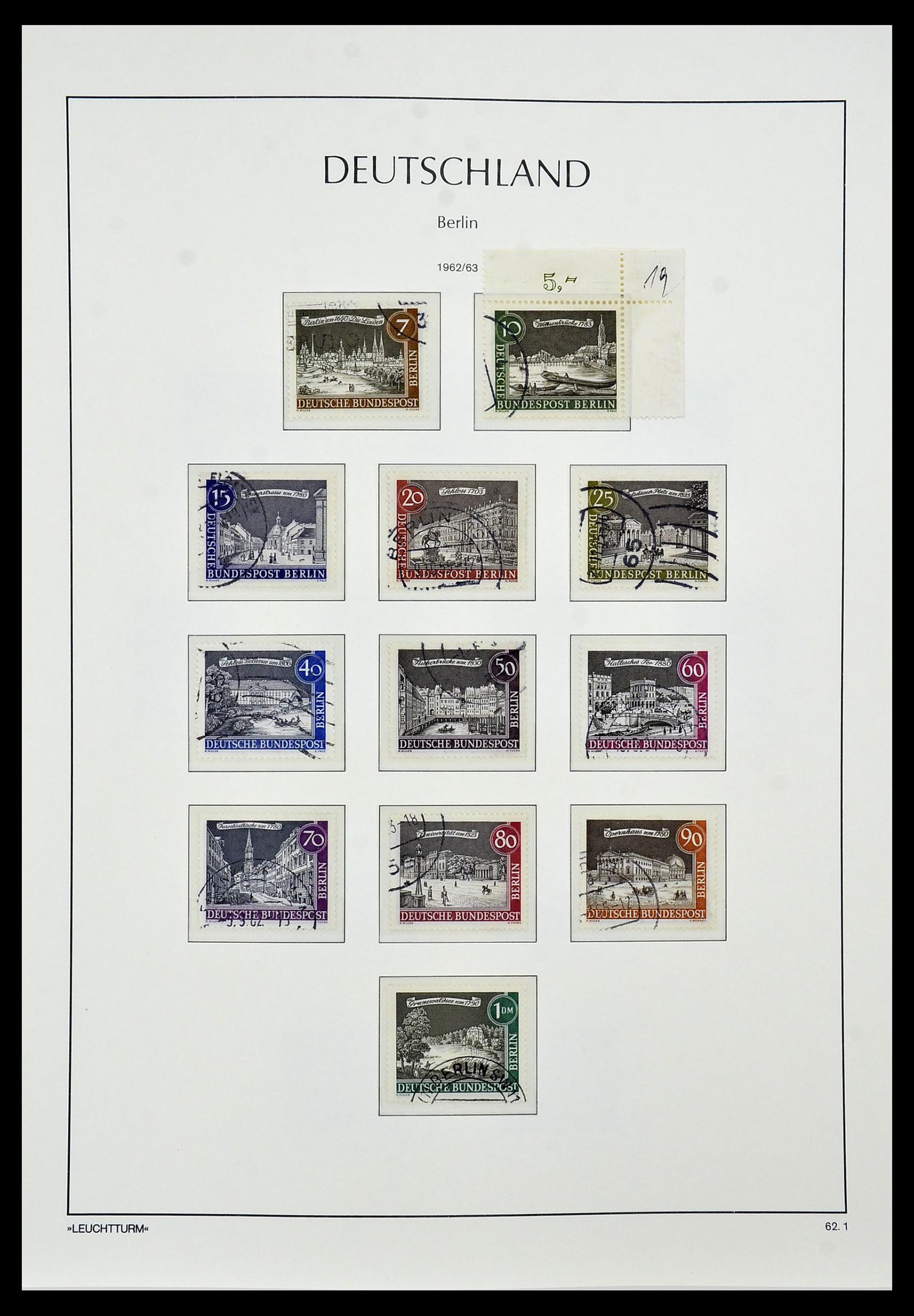 34198 017 - Stamp collection 34198 Berlin 1948-1990.