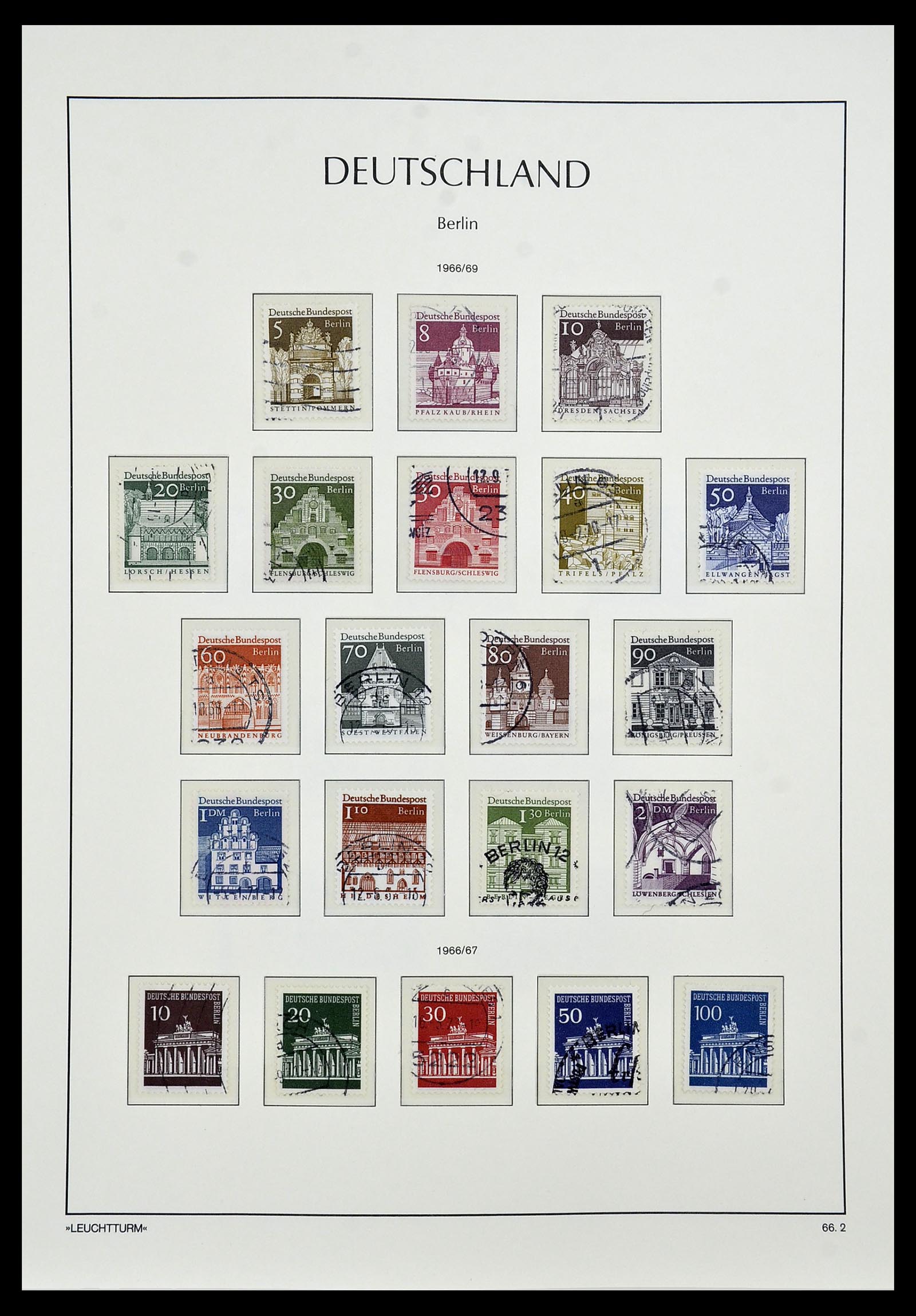 34198 023 - Stamp collection 34198 Berlin 1948-1990.