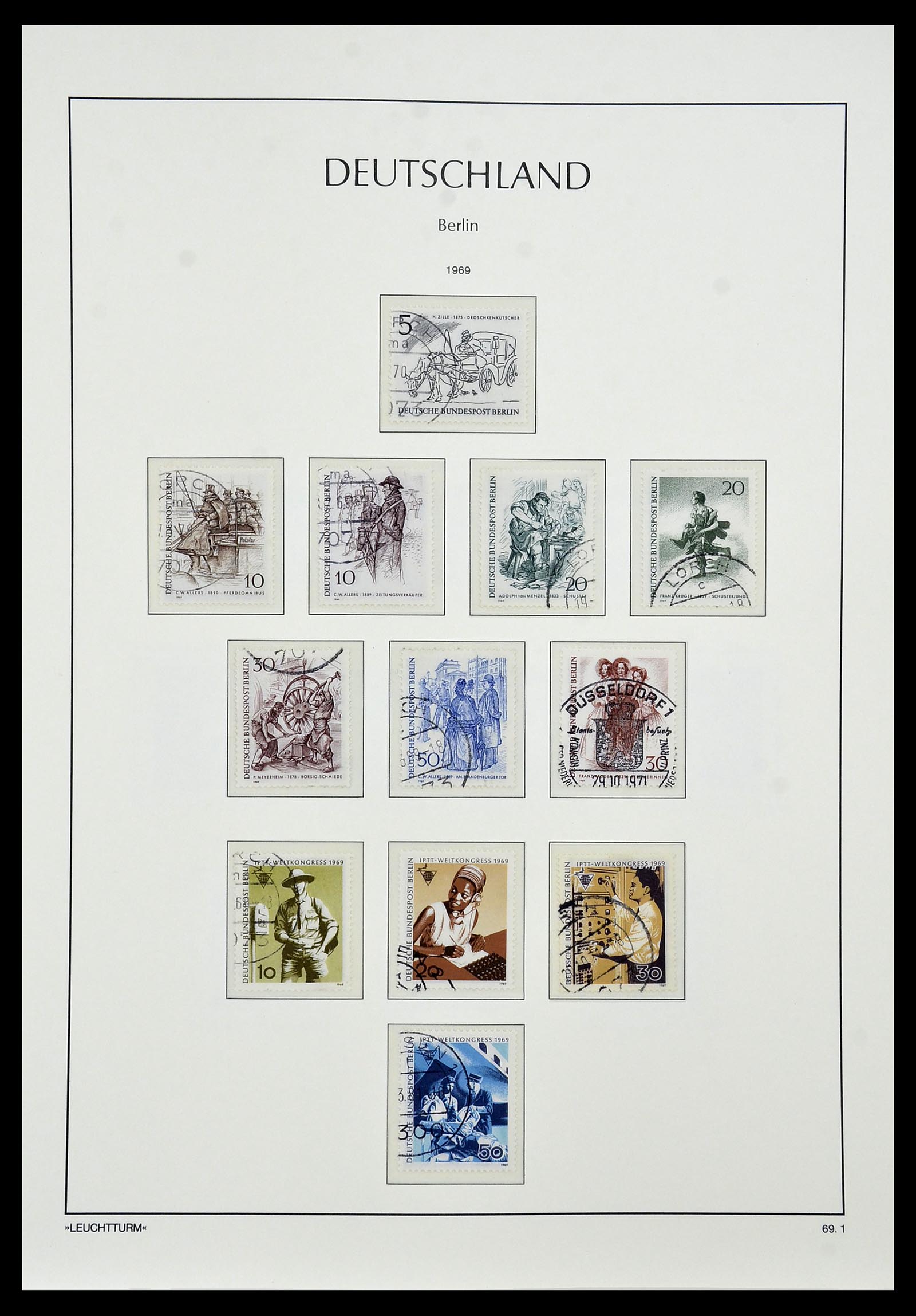 34198 027 - Postzegelverzameling 34198 Berlijn 1948-1990.