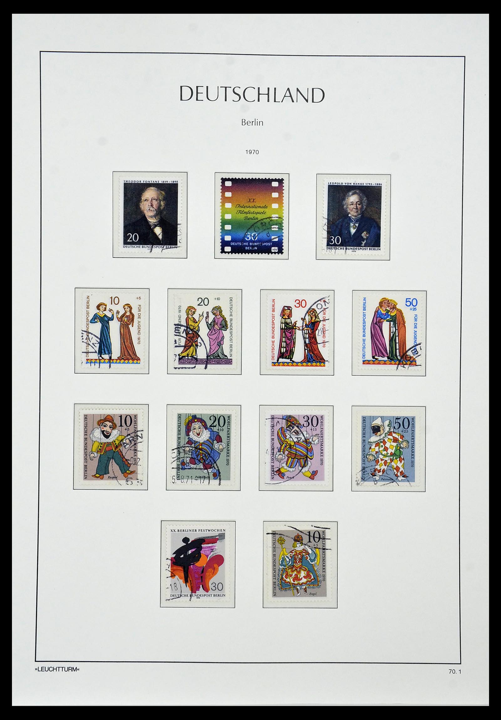 34198 030 - Postzegelverzameling 34198 Berlijn 1948-1990.