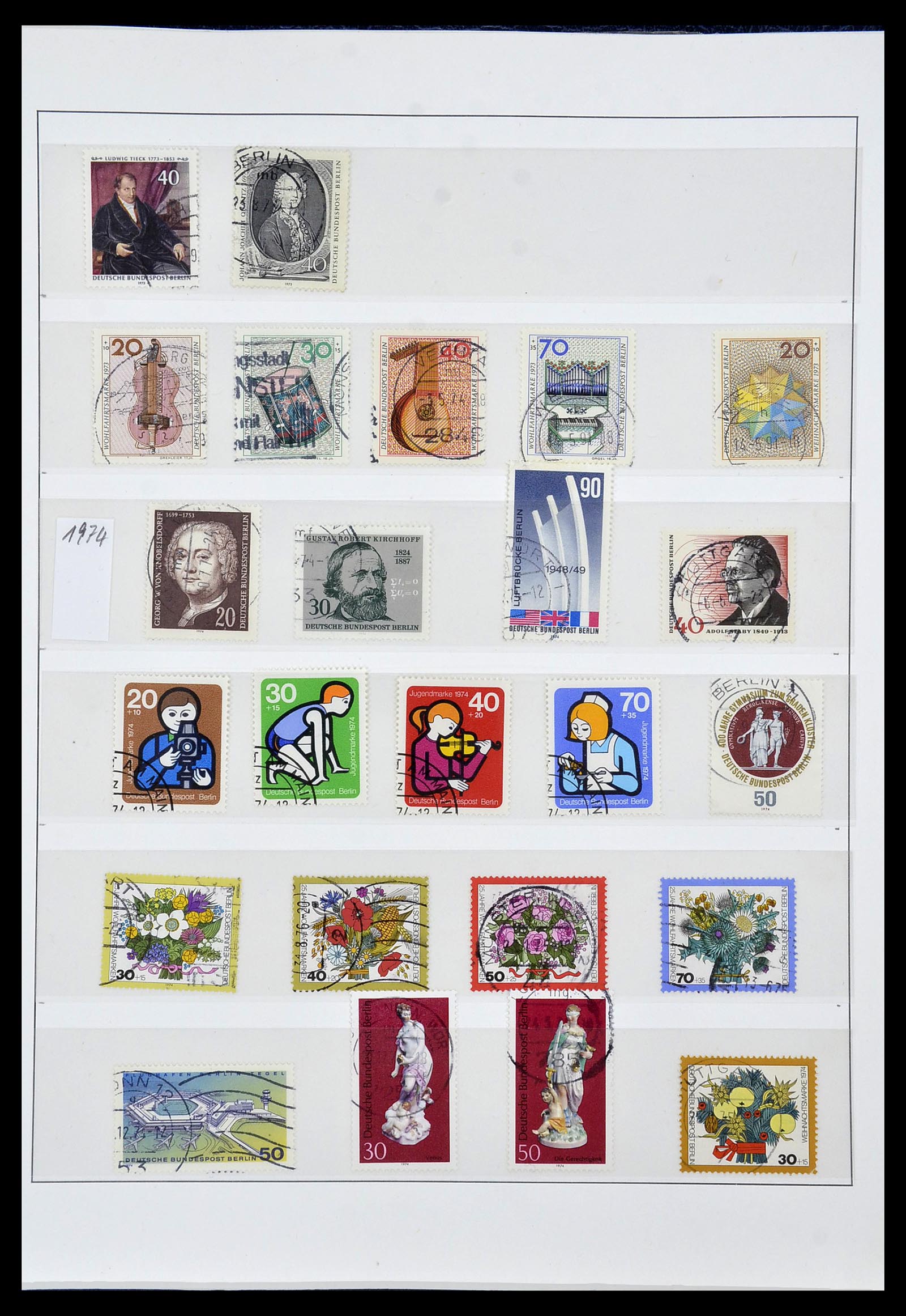 34198 033 - Postzegelverzameling 34198 Berlijn 1948-1990.