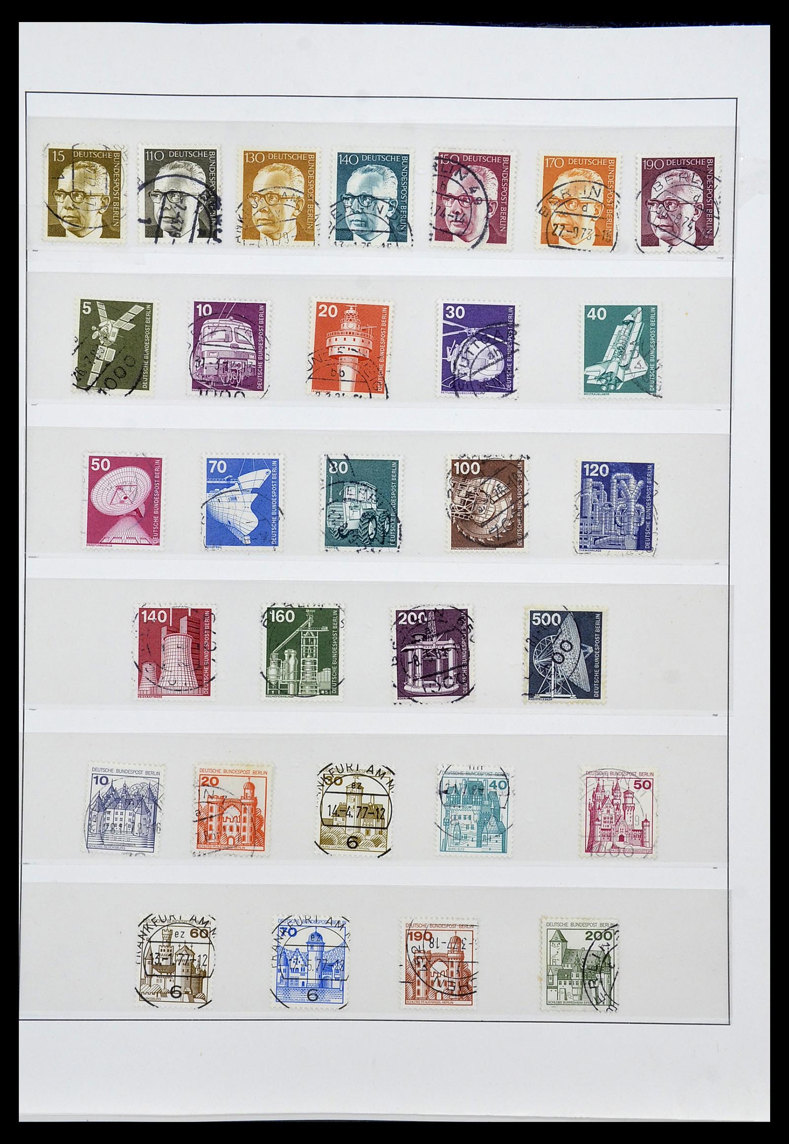34198 037 - Postzegelverzameling 34198 Berlijn 1948-1990.