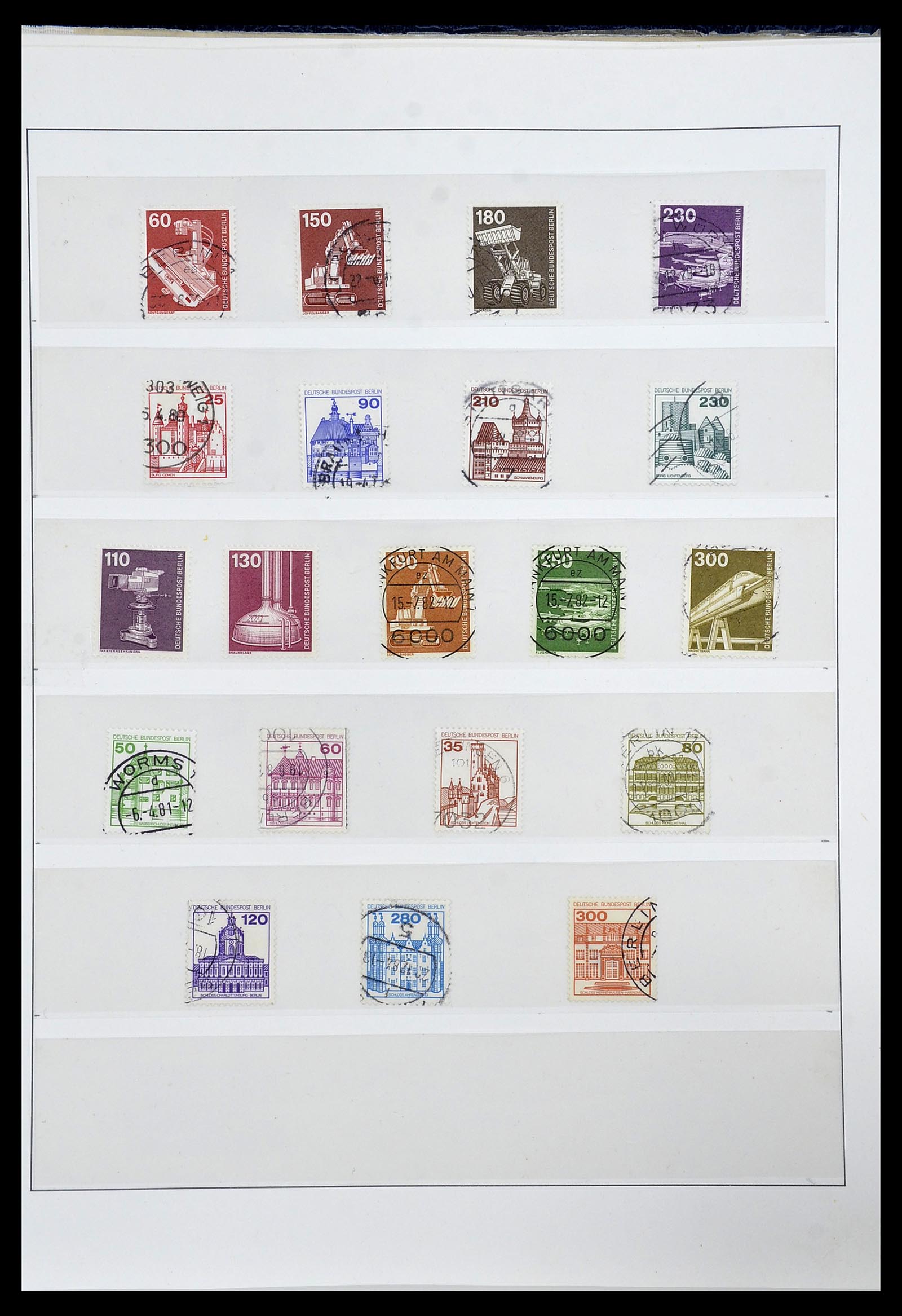 34198 038 - Postzegelverzameling 34198 Berlijn 1948-1990.