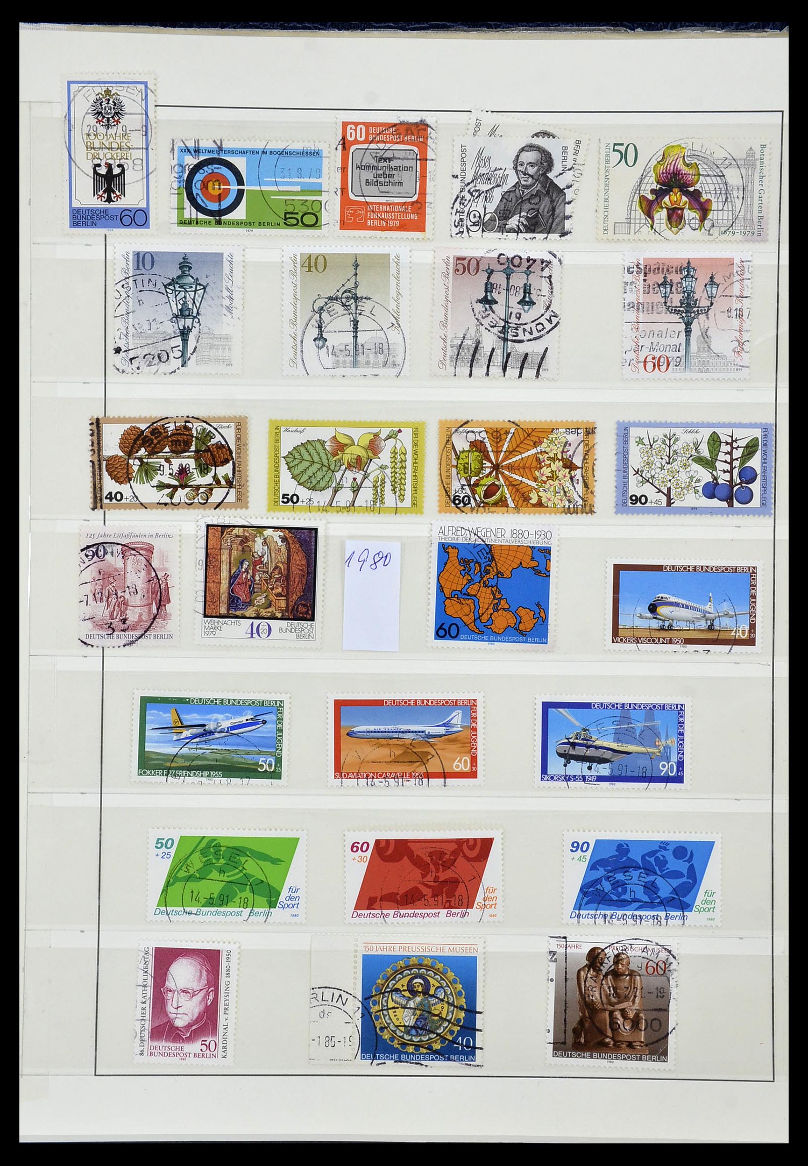 34198 040 - Postzegelverzameling 34198 Berlijn 1948-1990.