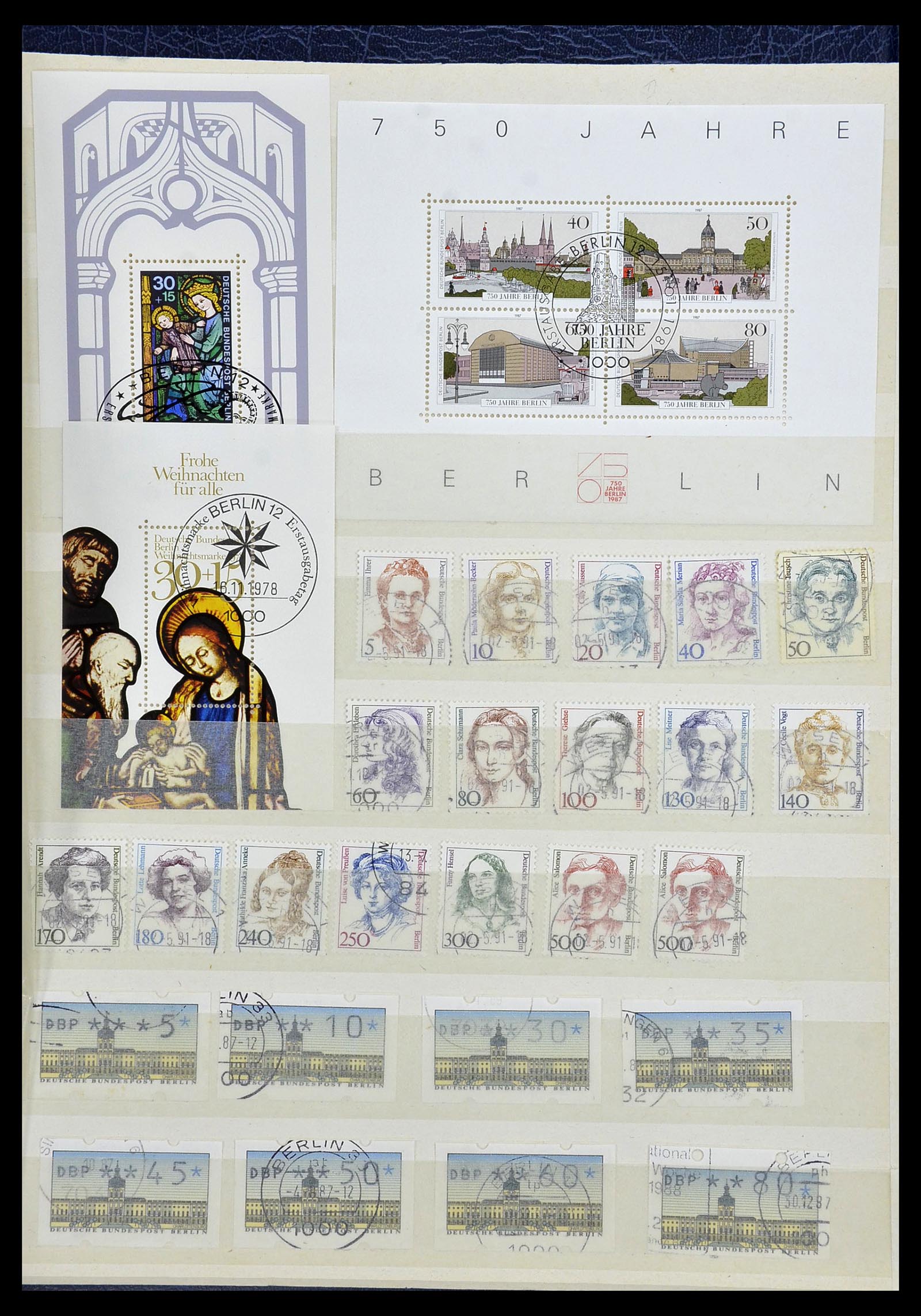 34198 047 - Postzegelverzameling 34198 Berlijn 1948-1990.