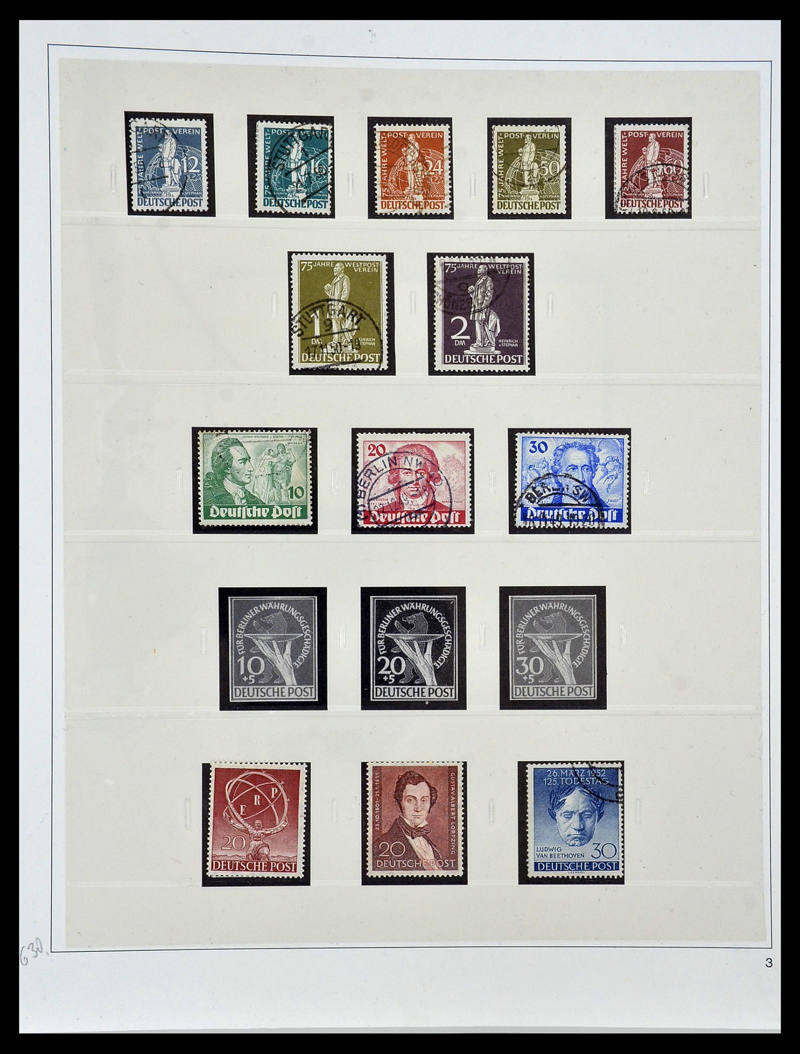 34199 003 - Postzegelverzameling 34199 Berlijn 1948-1974.