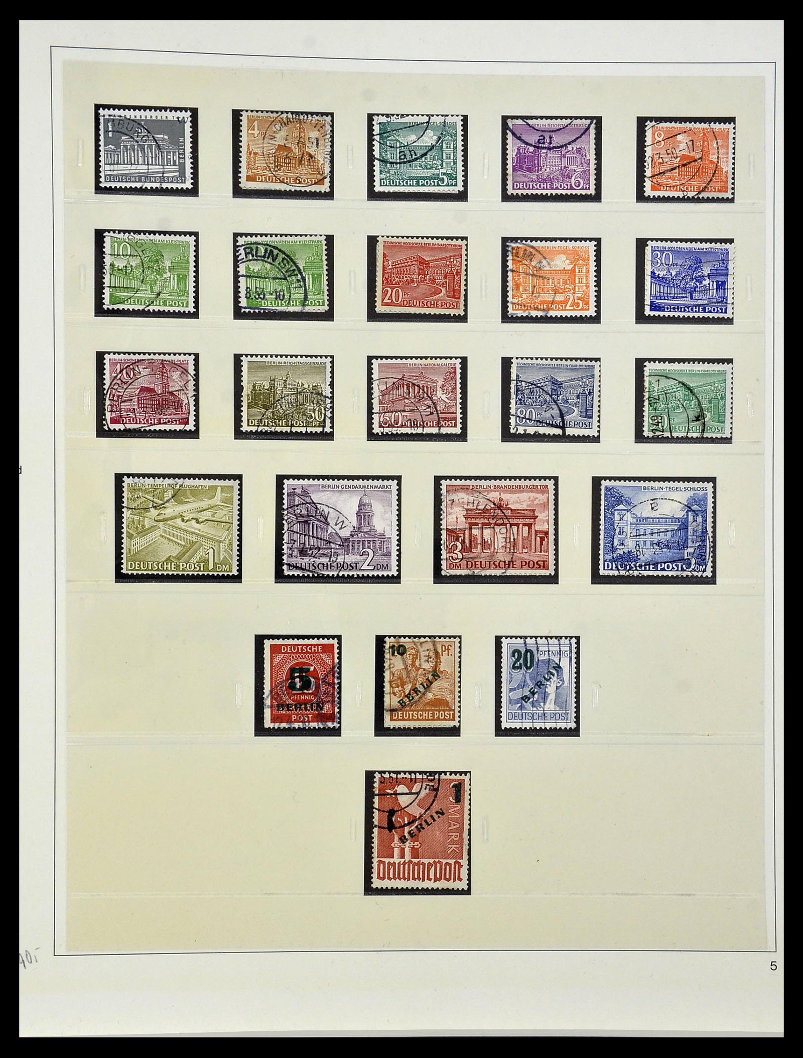 34199 005 - Stamp collection 34199 Berlin 1948-1974.