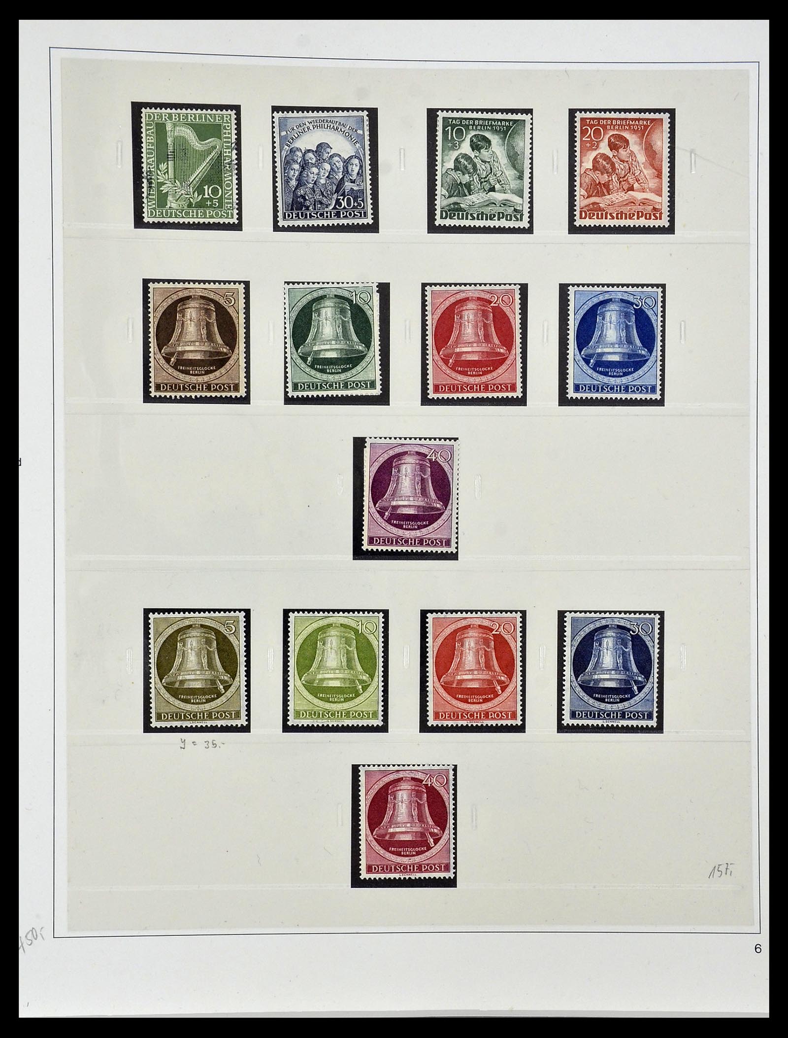 34199 006 - Postzegelverzameling 34199 Berlijn 1948-1974.