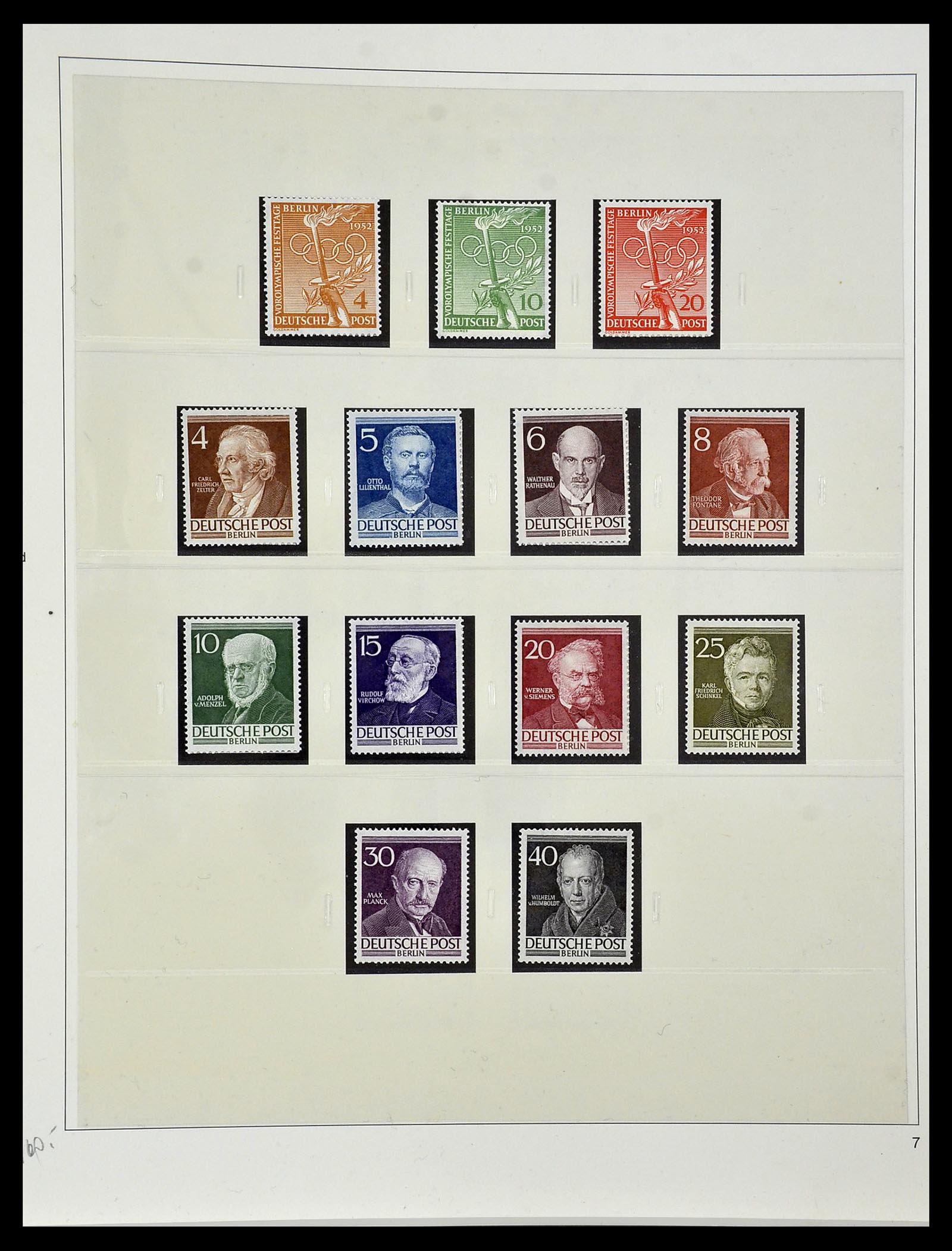 34199 007 - Postzegelverzameling 34199 Berlijn 1948-1974.
