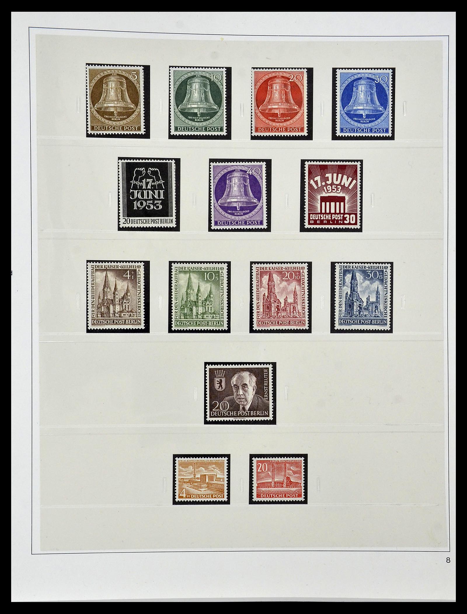 34199 008 - Postzegelverzameling 34199 Berlijn 1948-1974.