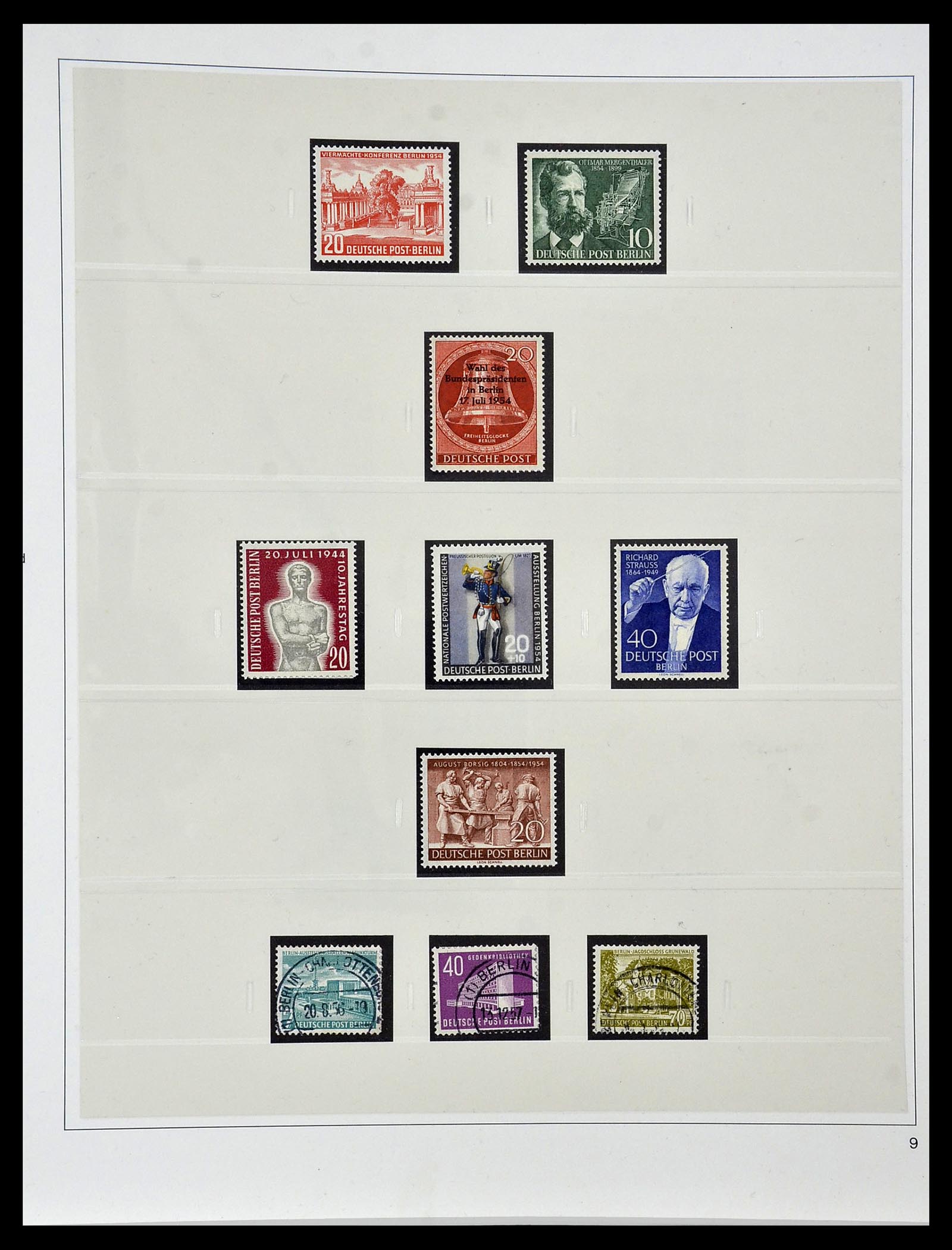 34199 009 - Postzegelverzameling 34199 Berlijn 1948-1974.