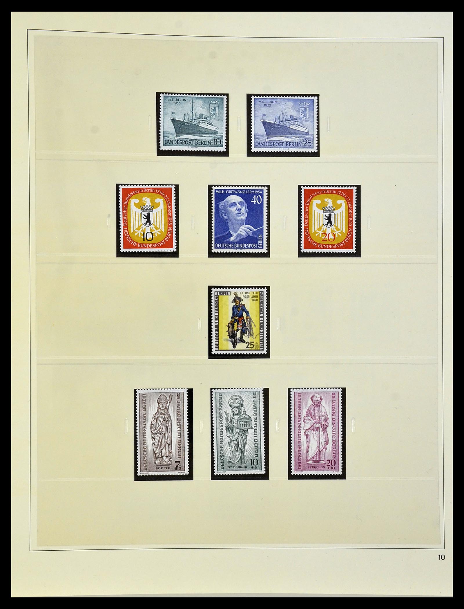 34199 010 - Postzegelverzameling 34199 Berlijn 1948-1974.