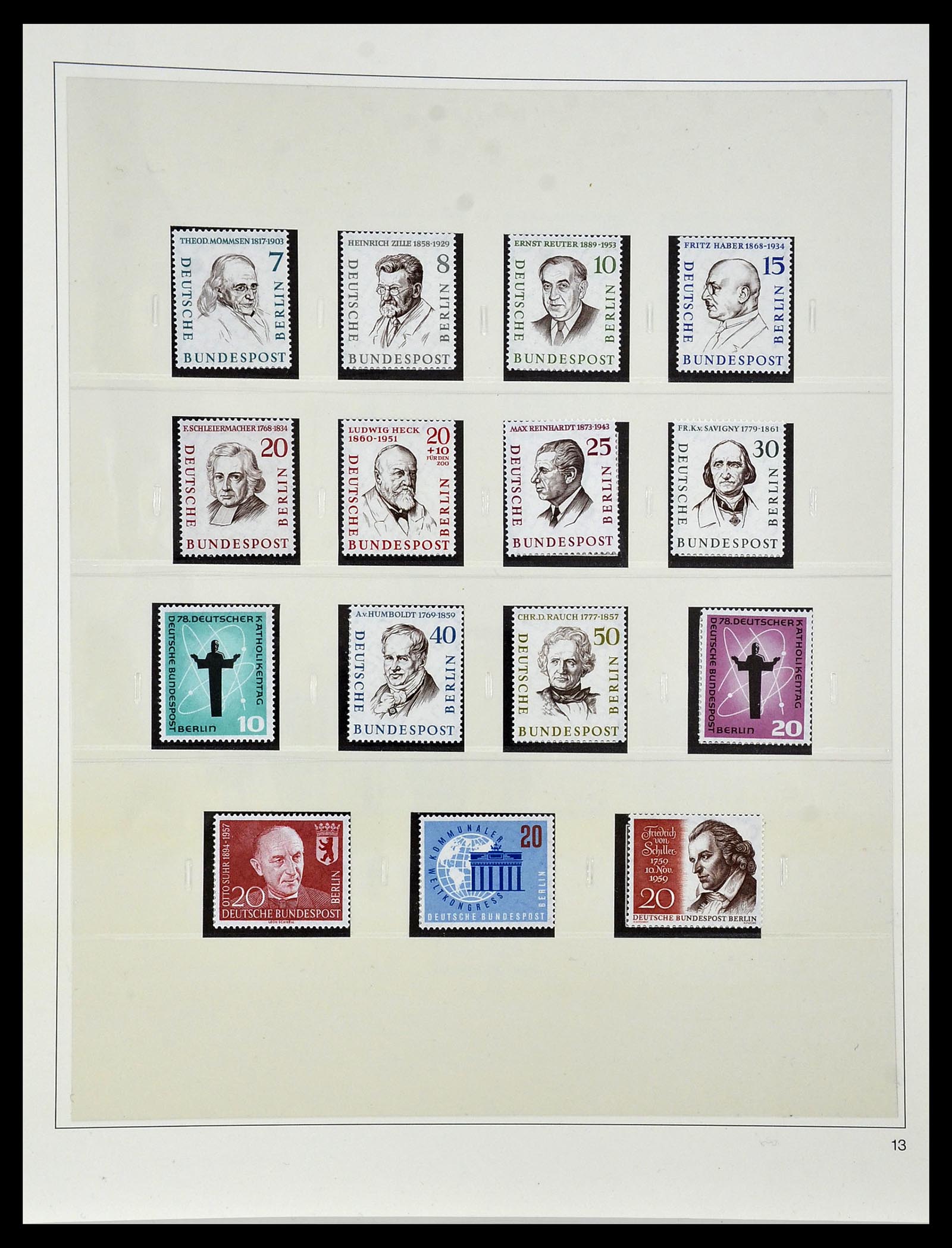34199 013 - Postzegelverzameling 34199 Berlijn 1948-1974.