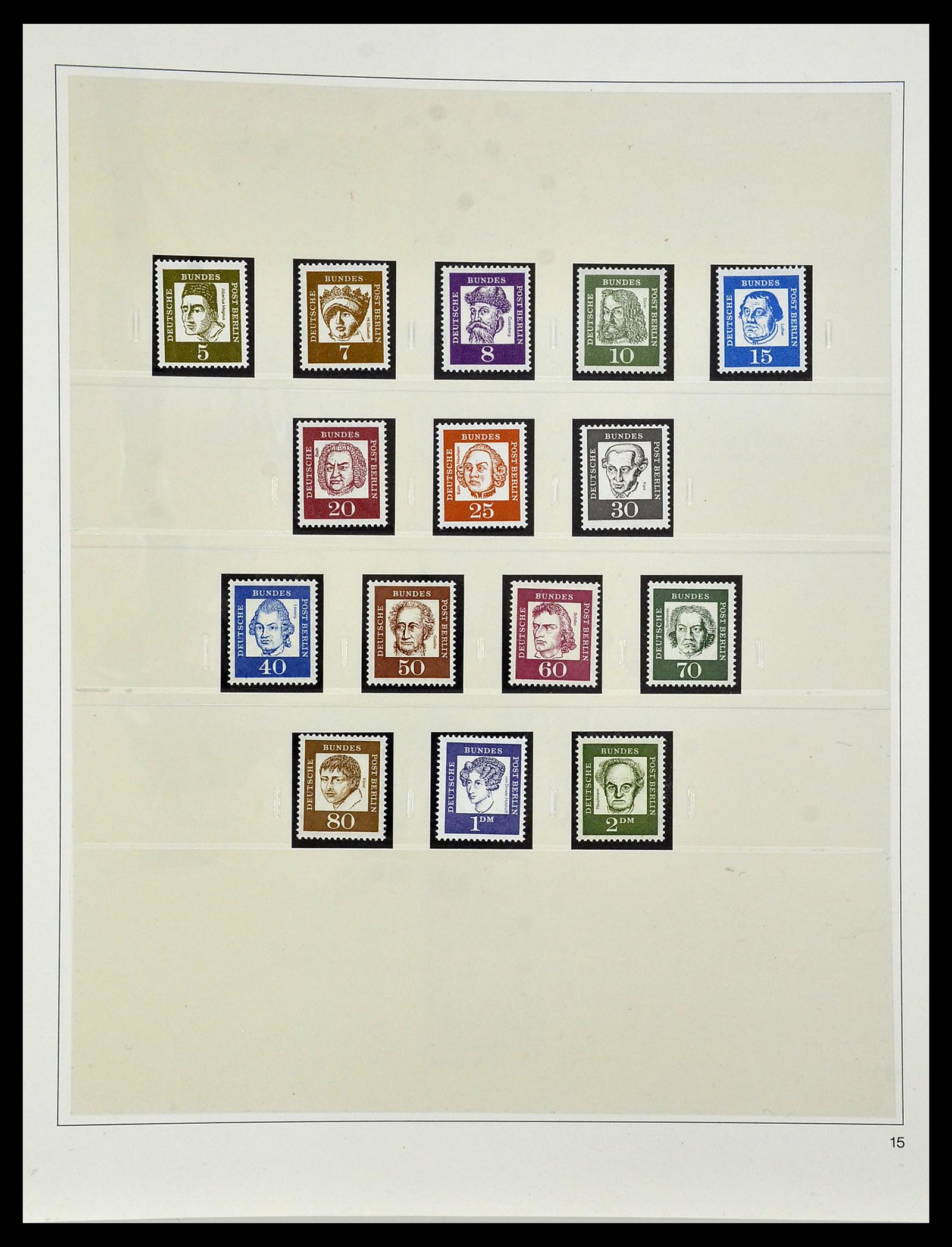 34199 015 - Postzegelverzameling 34199 Berlijn 1948-1974.