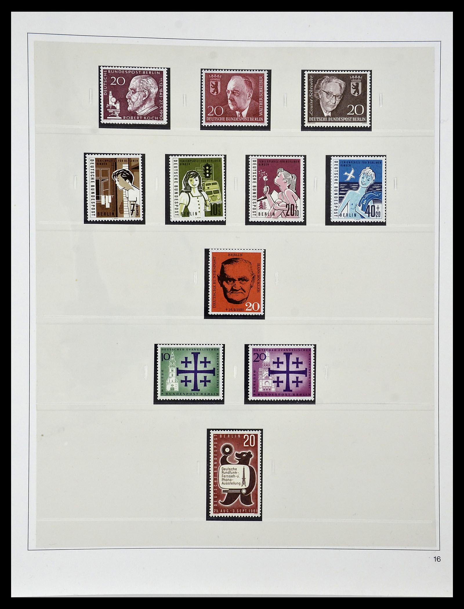 34199 016 - Postzegelverzameling 34199 Berlijn 1948-1974.