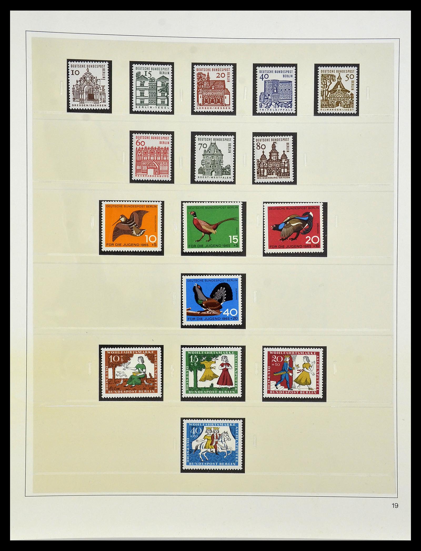 34199 019 - Stamp collection 34199 Berlin 1948-1974.