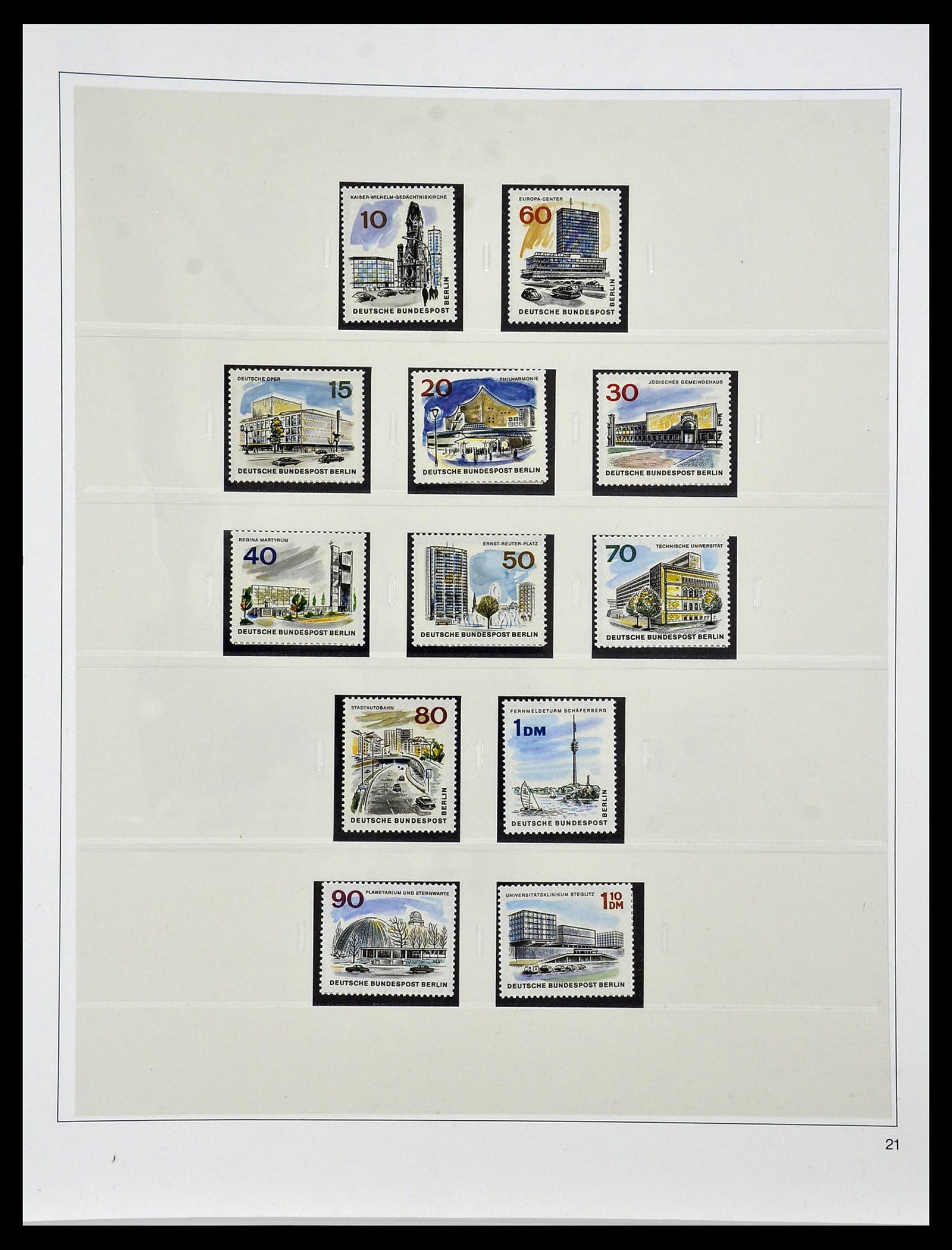 34199 021 - Postzegelverzameling 34199 Berlijn 1948-1974.