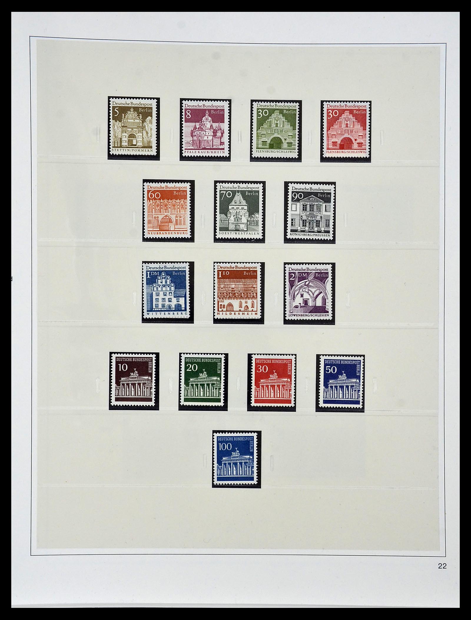 34199 022 - Postzegelverzameling 34199 Berlijn 1948-1974.