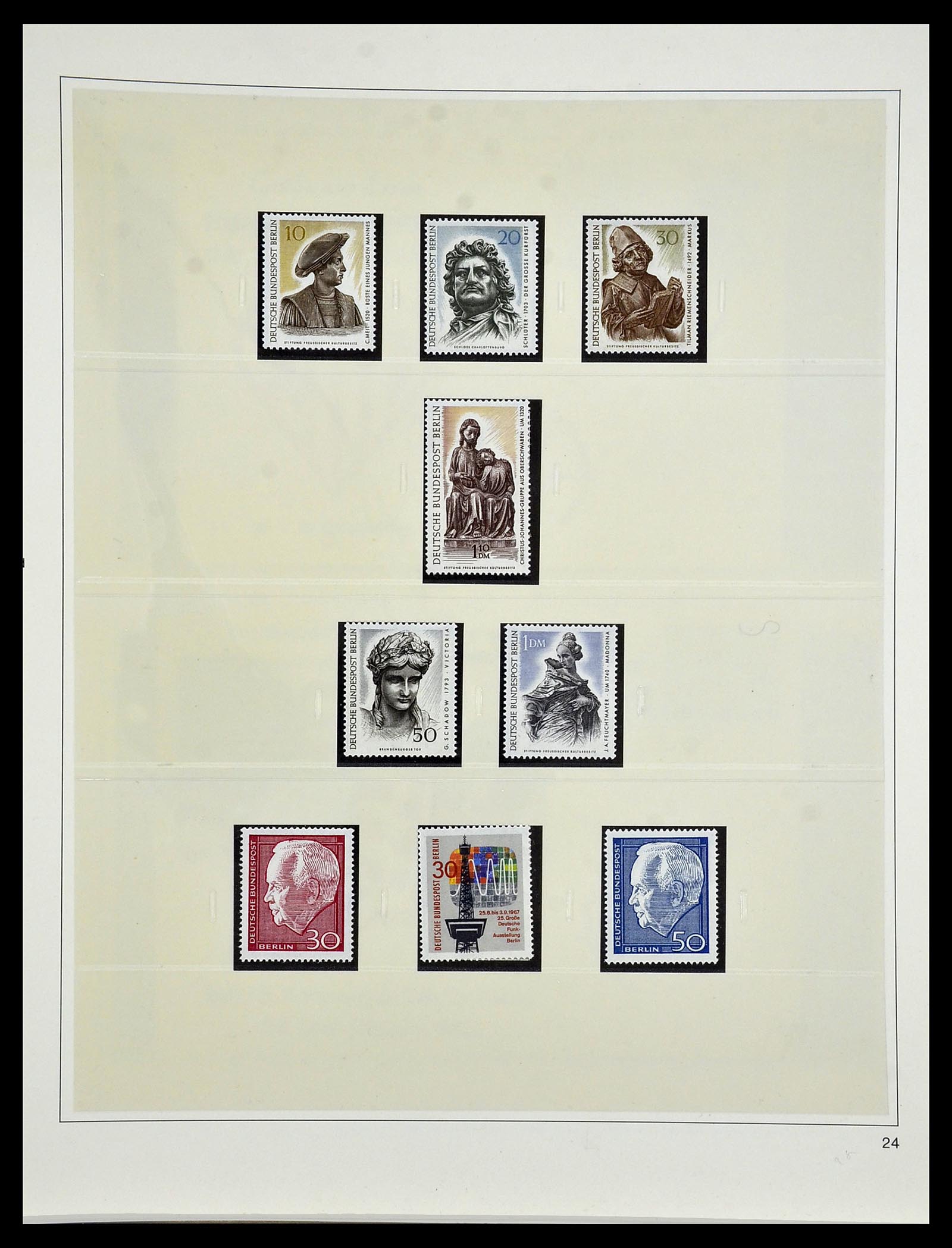 34199 025 - Postzegelverzameling 34199 Berlijn 1948-1974.