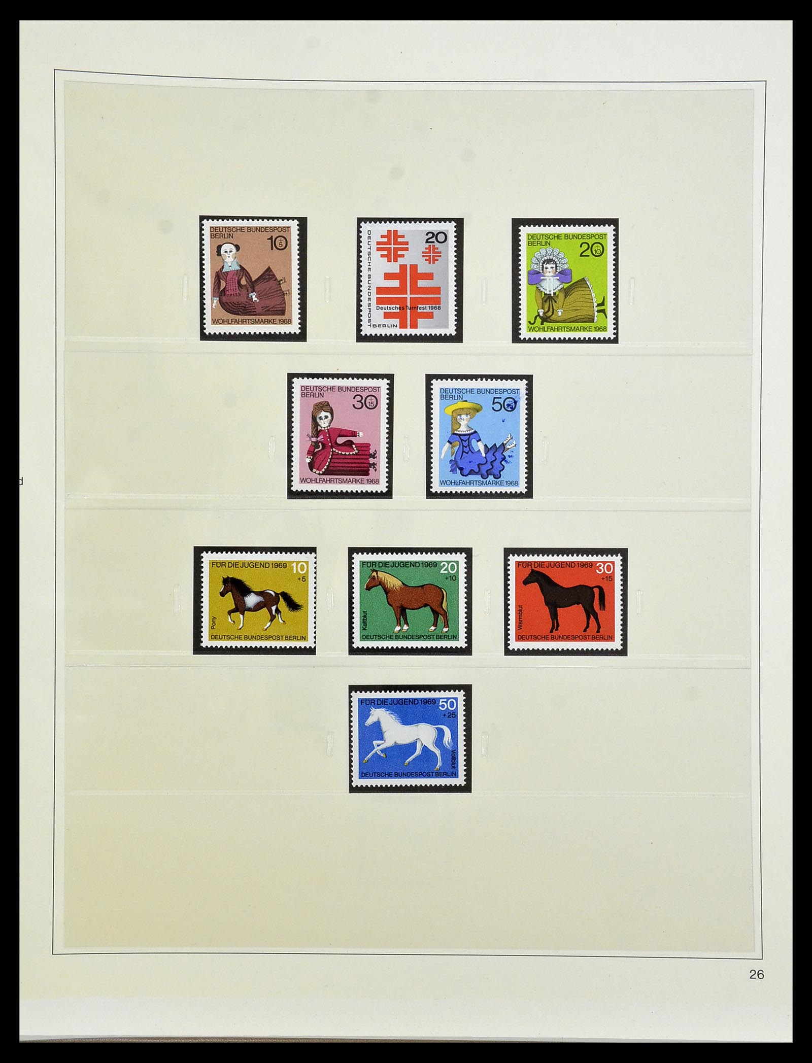 34199 028 - Postzegelverzameling 34199 Berlijn 1948-1974.