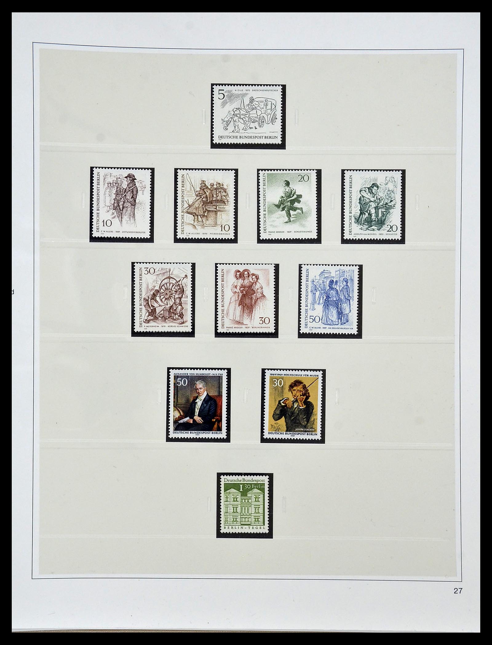 34199 029 - Postzegelverzameling 34199 Berlijn 1948-1974.