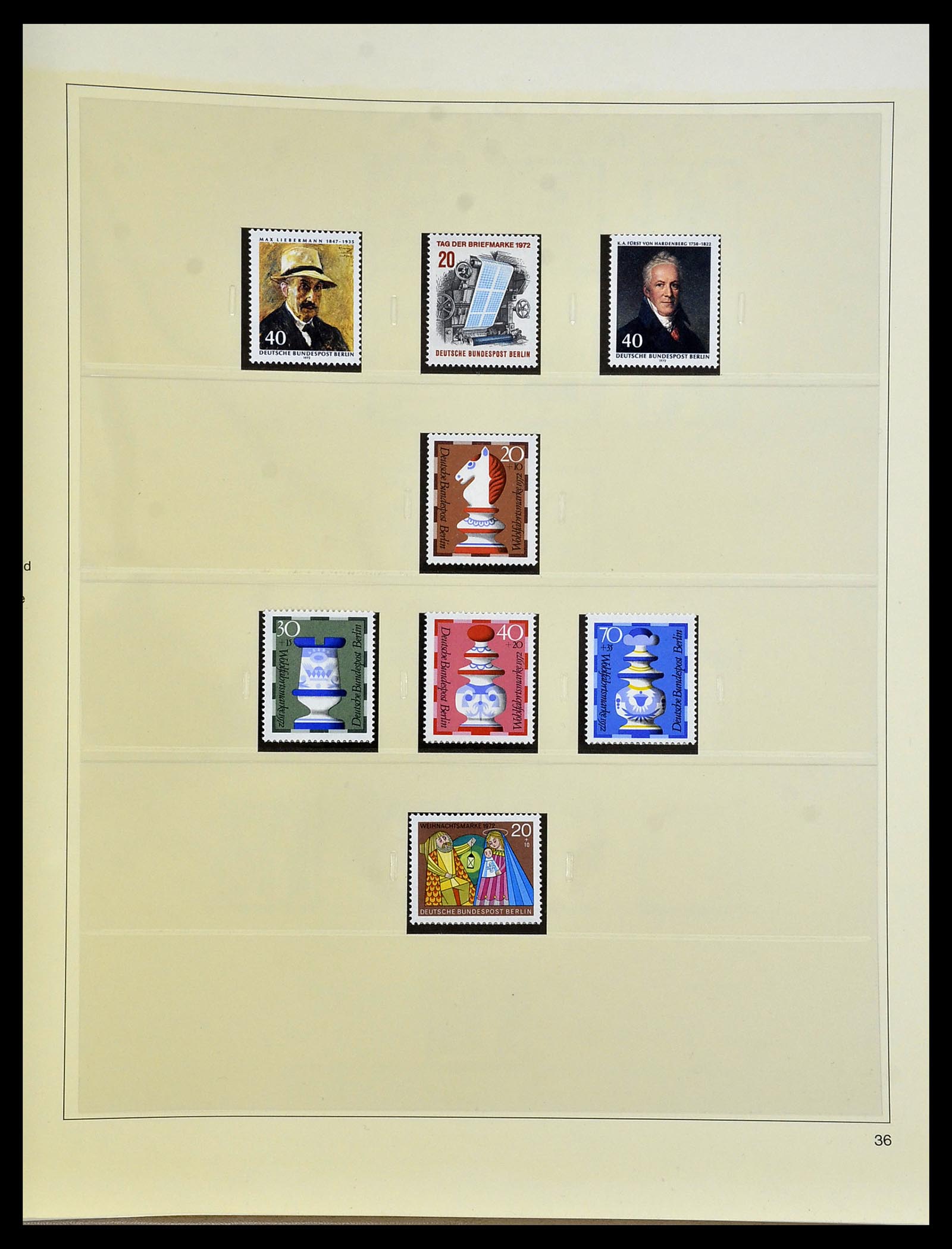 34199 038 - Postzegelverzameling 34199 Berlijn 1948-1974.