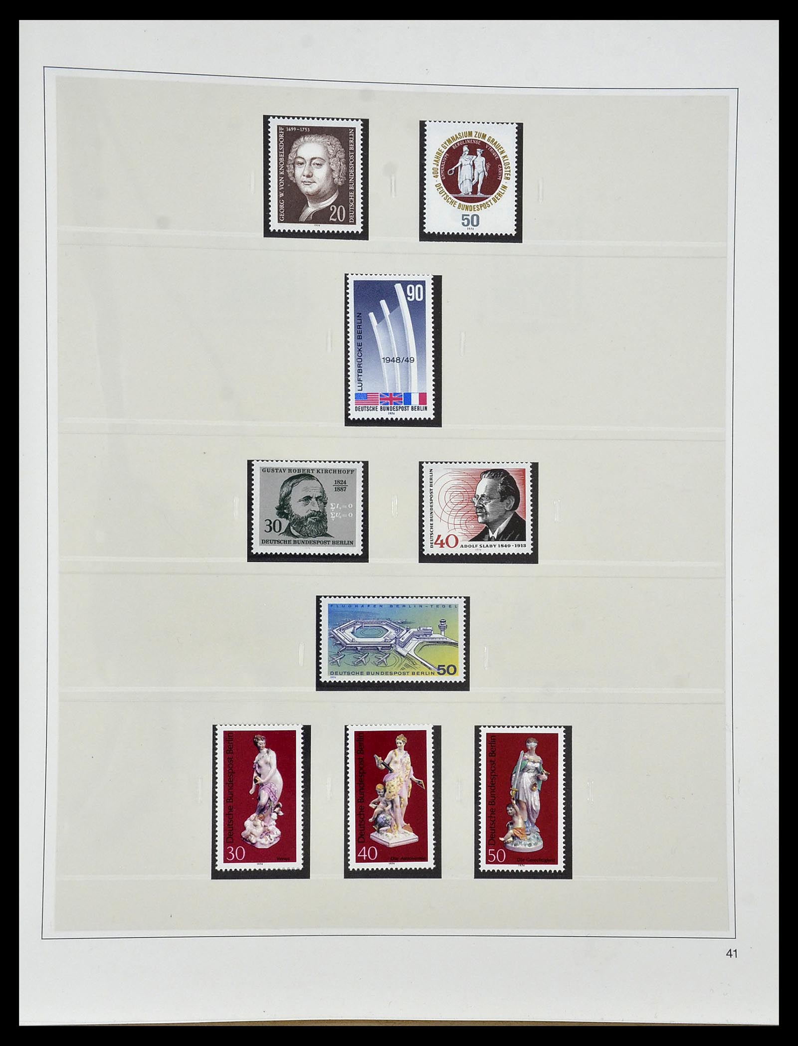 34199 043 - Postzegelverzameling 34199 Berlijn 1948-1974.