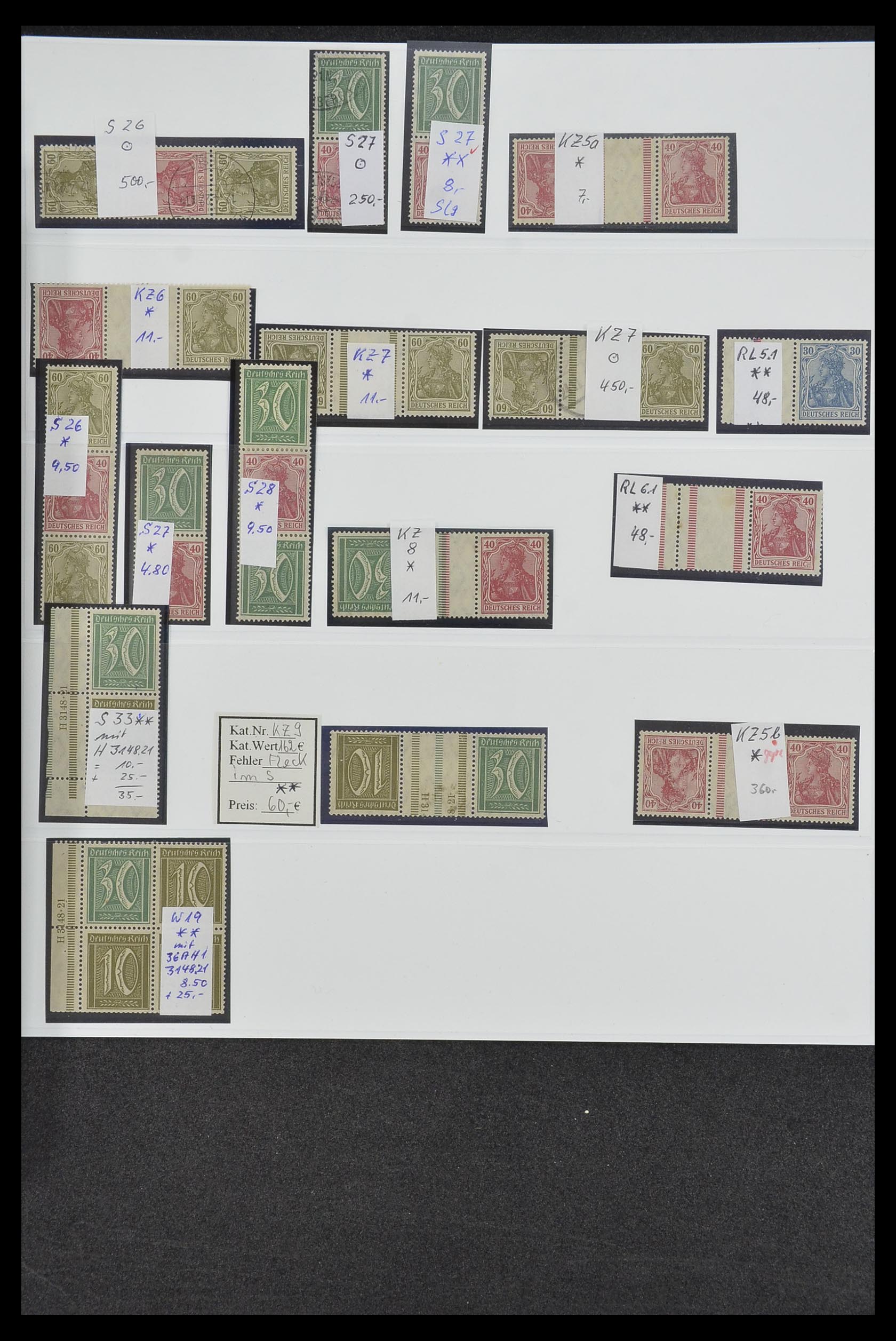 34200 005 - Postzegelverzameling 34200 Duitsland combinaties 1910-1996.