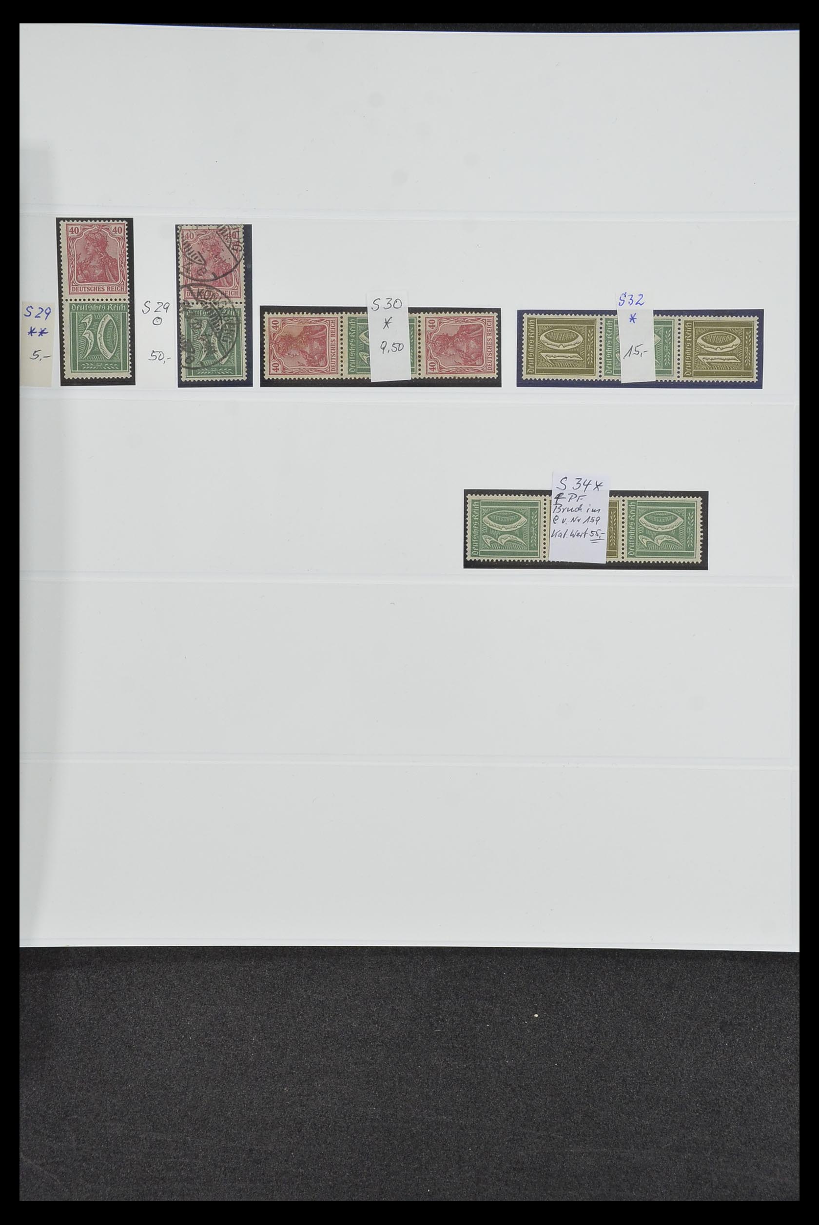 34200 006 - Postzegelverzameling 34200 Duitsland combinaties 1910-1996.