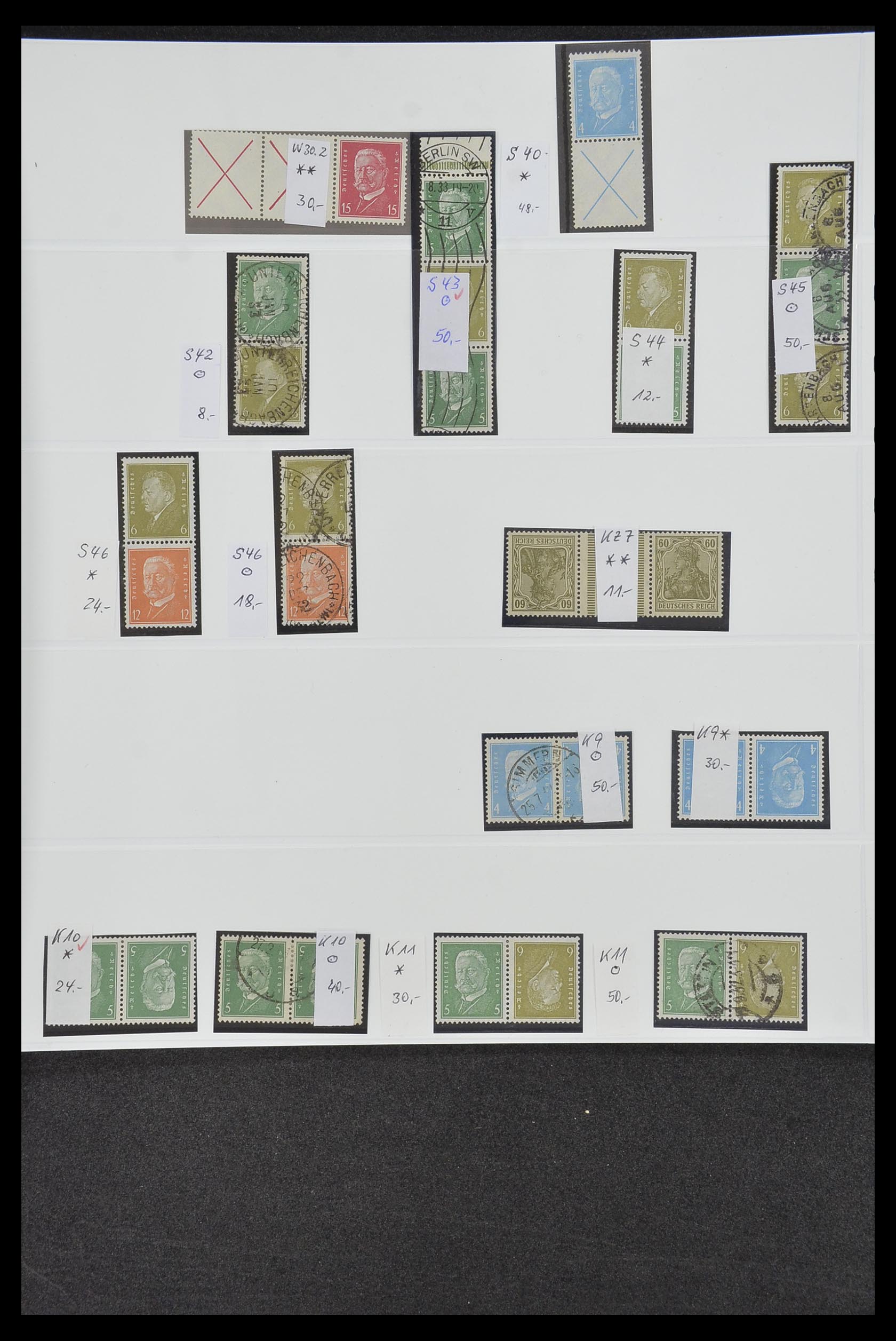 34200 008 - Postzegelverzameling 34200 Duitsland combinaties 1910-1996.