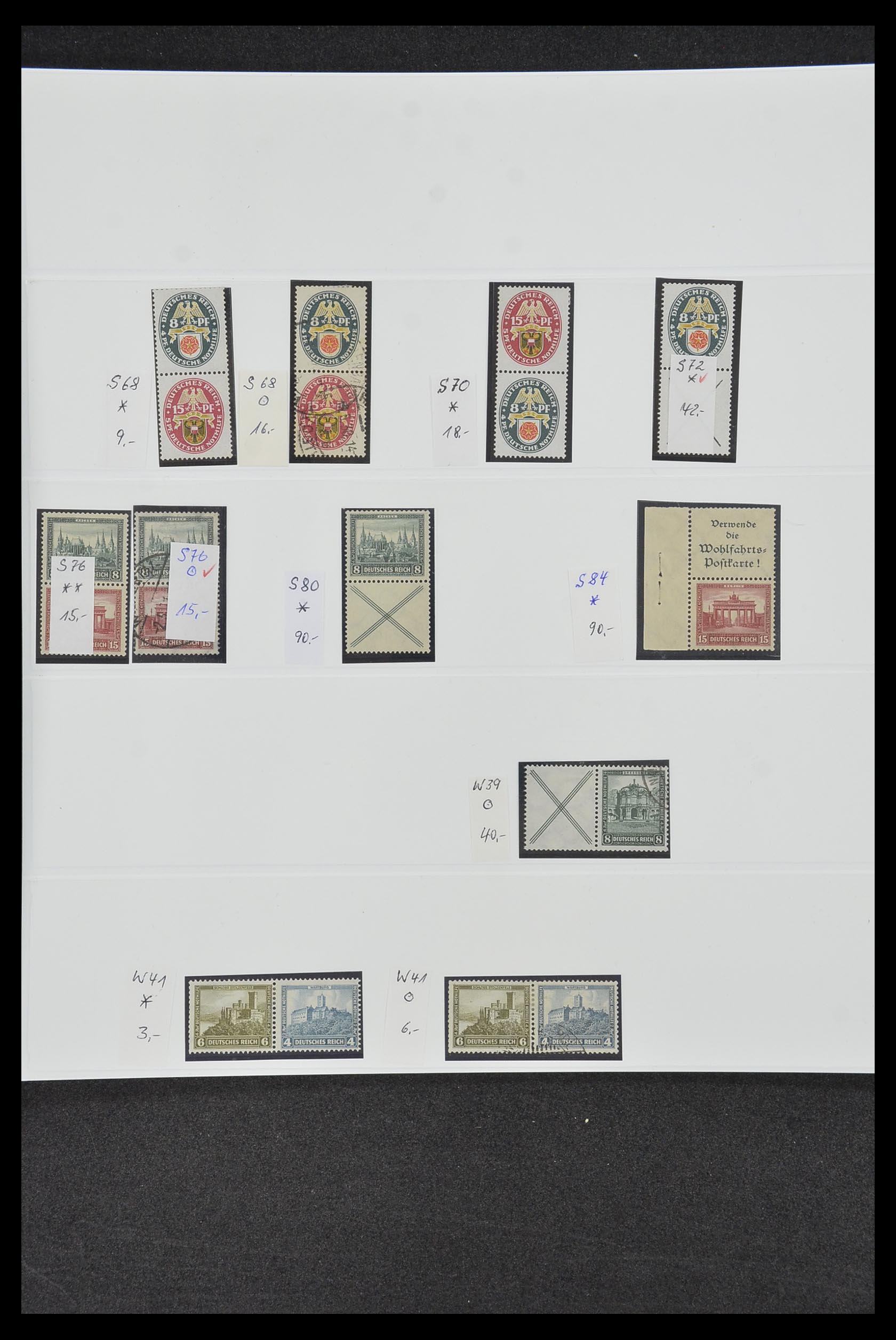 34200 010 - Stamp collection 34200 Germany combinations 1910-1996.