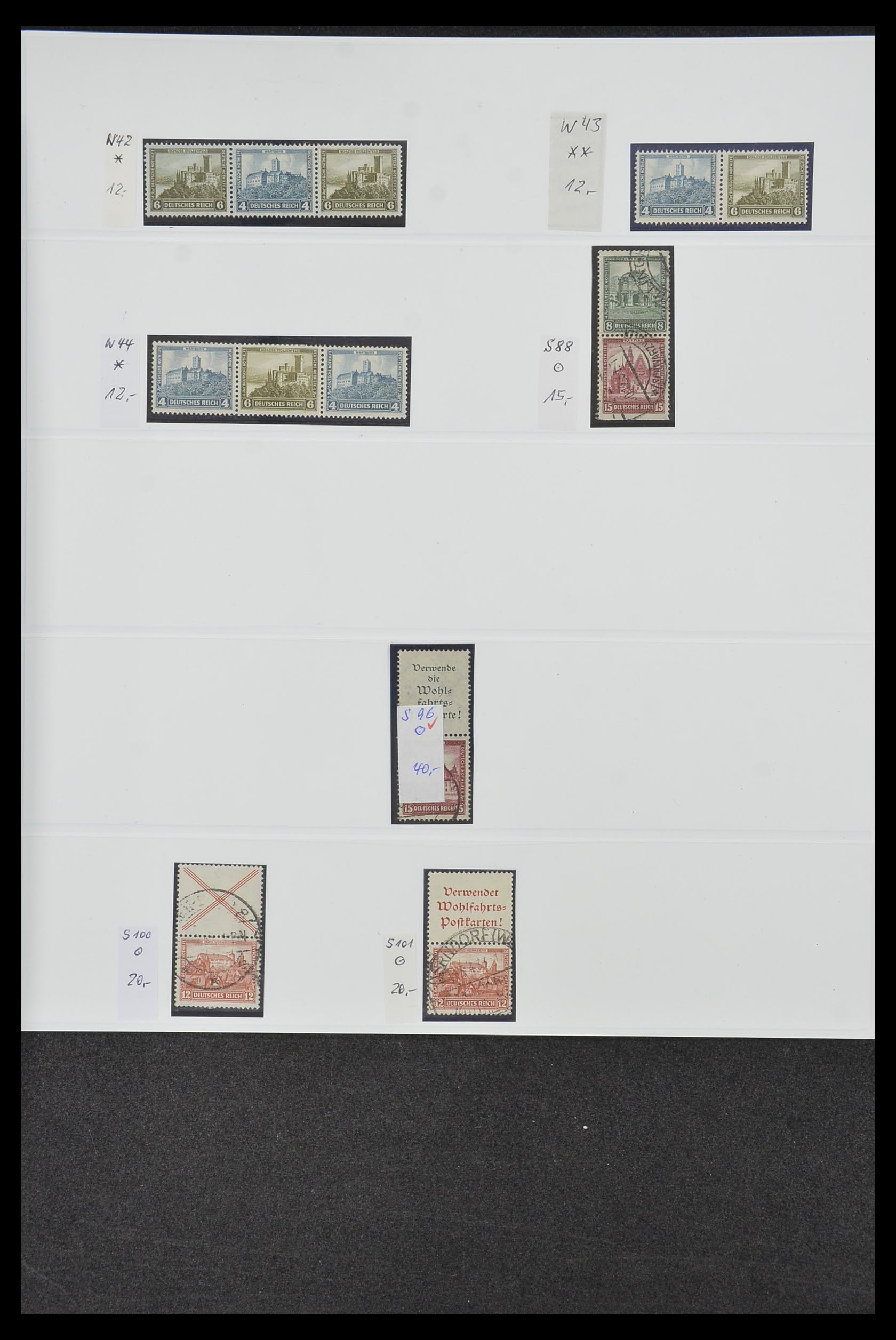34200 011 - Stamp collection 34200 Germany combinations 1910-1996.
