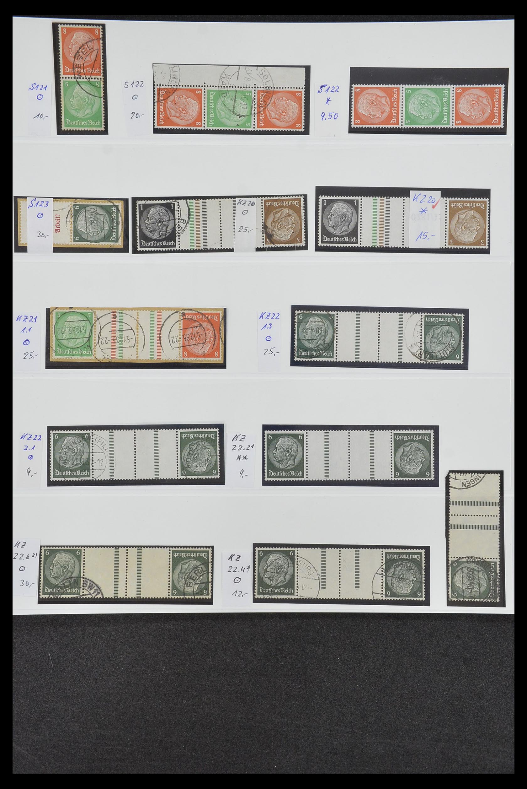 34200 018 - Stamp collection 34200 Germany combinations 1910-1996.