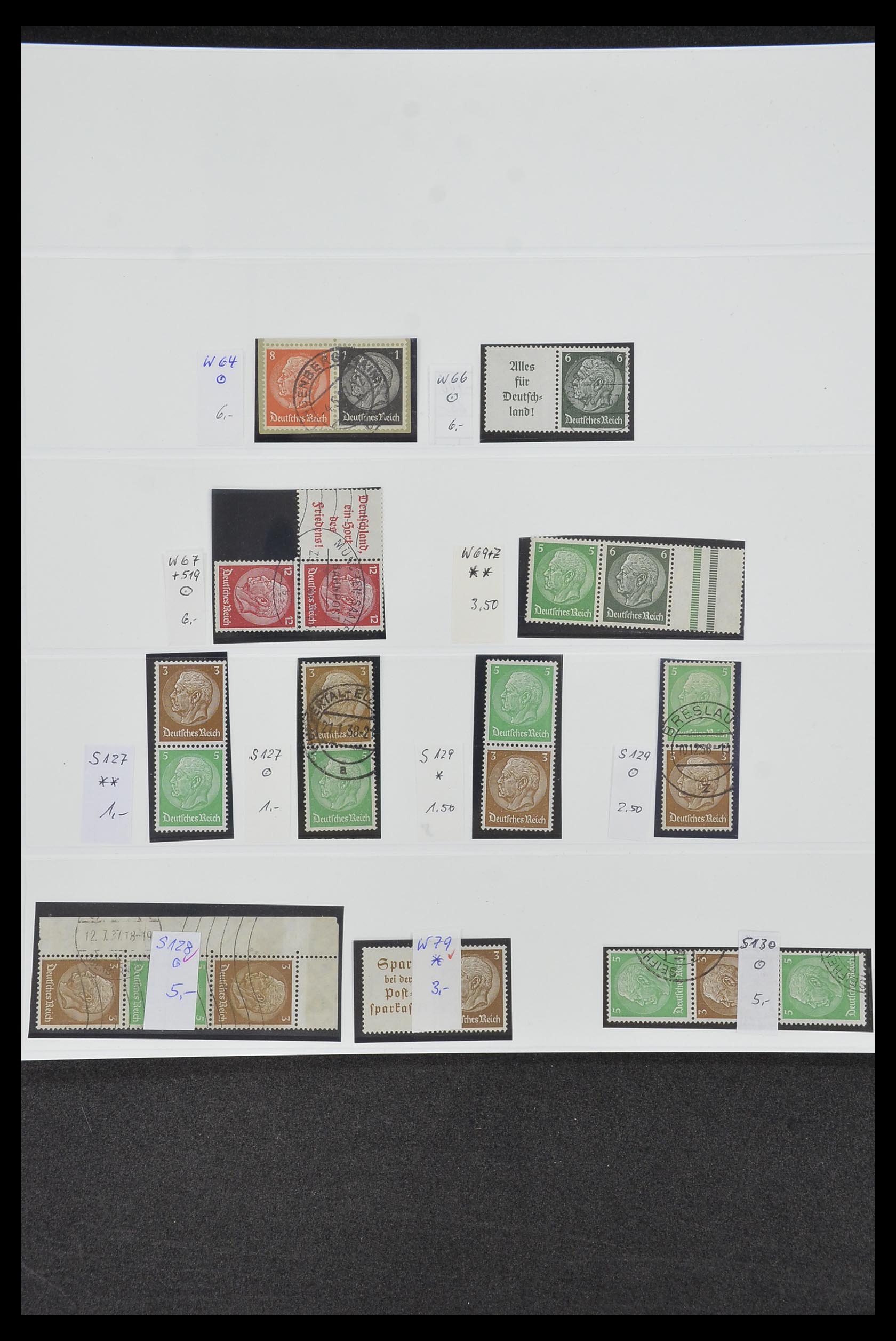 34200 020 - Postzegelverzameling 34200 Duitsland combinaties 1910-1996.