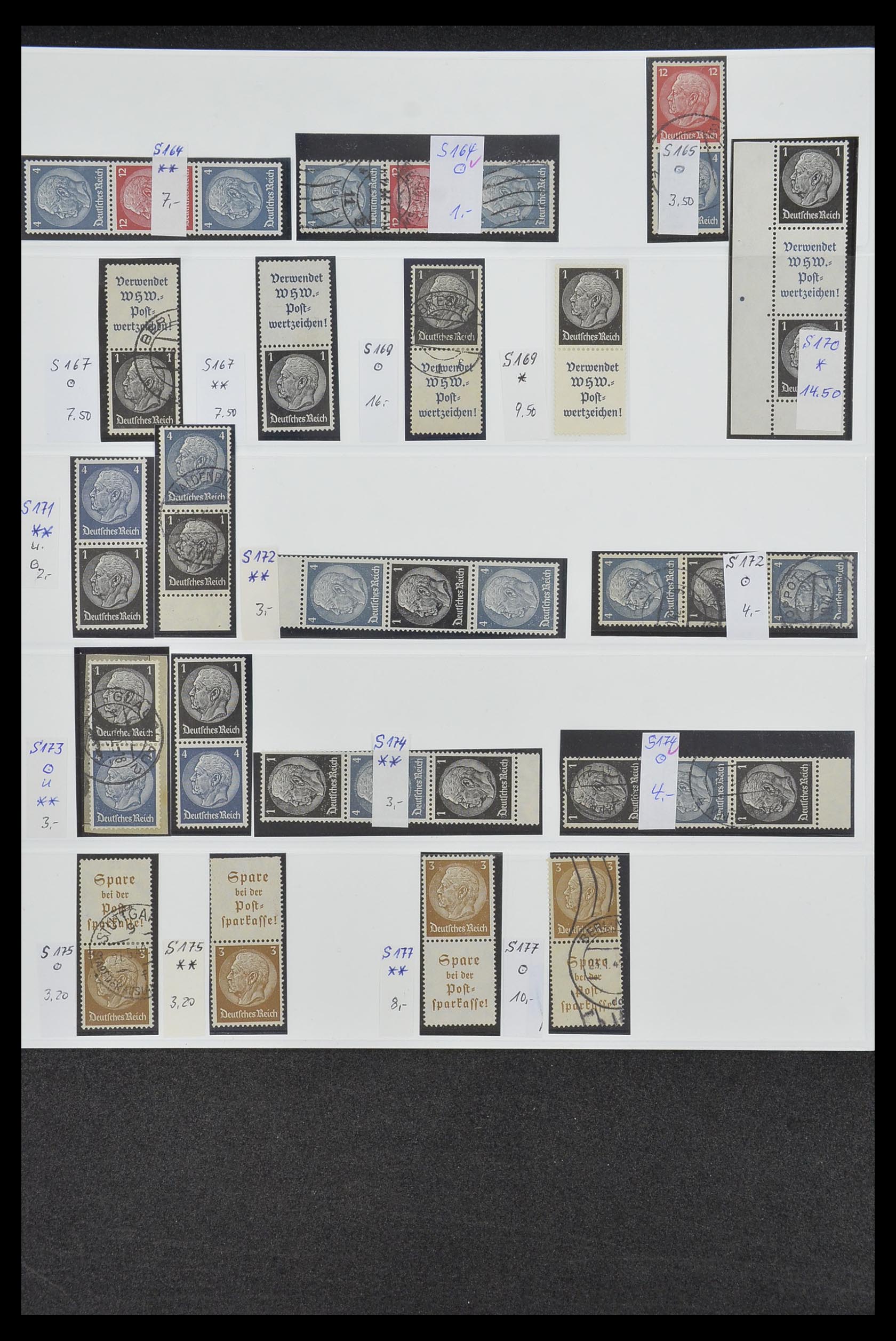 34200 025 - Postzegelverzameling 34200 Duitsland combinaties 1910-1996.