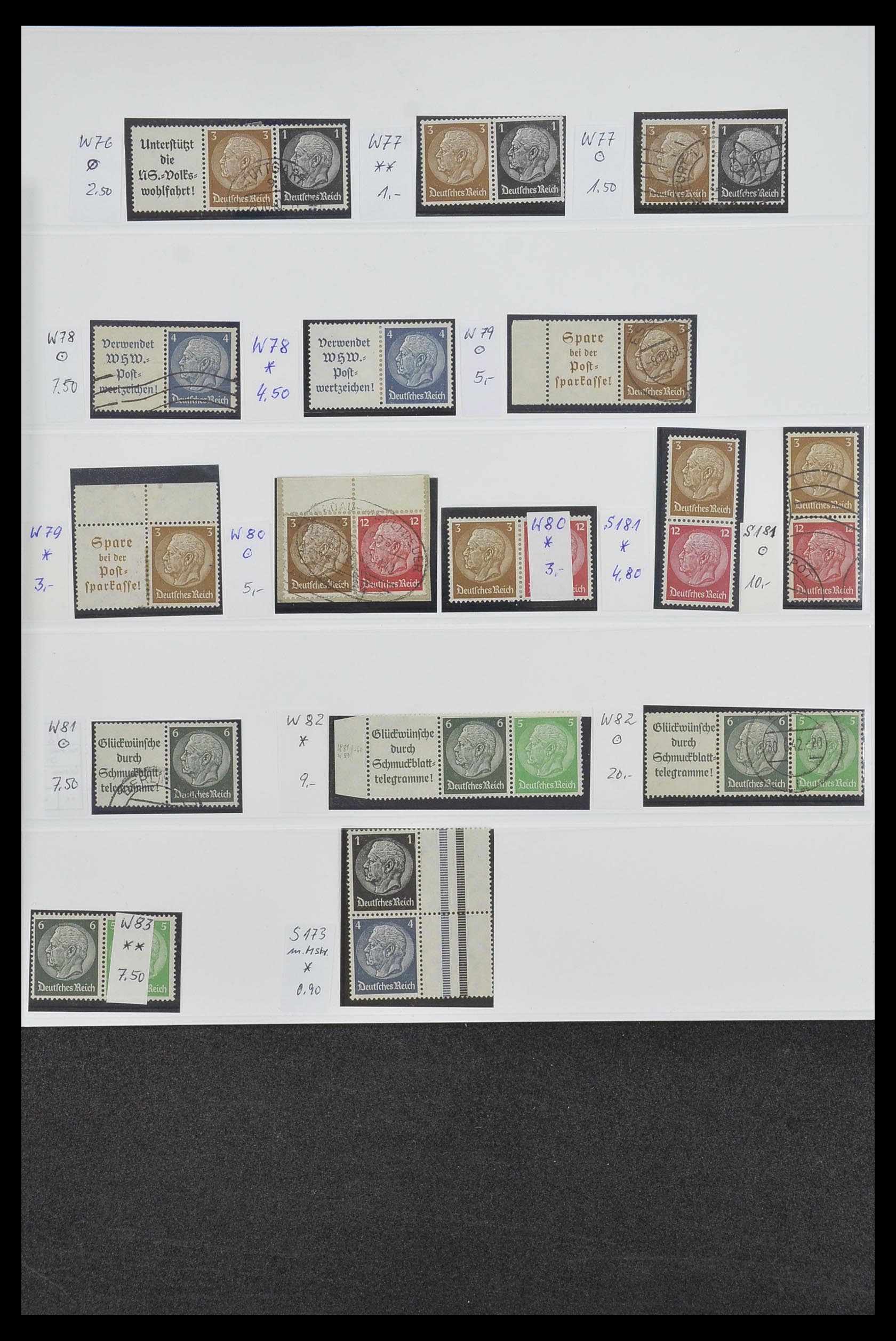 34200 027 - Postzegelverzameling 34200 Duitsland combinaties 1910-1996.