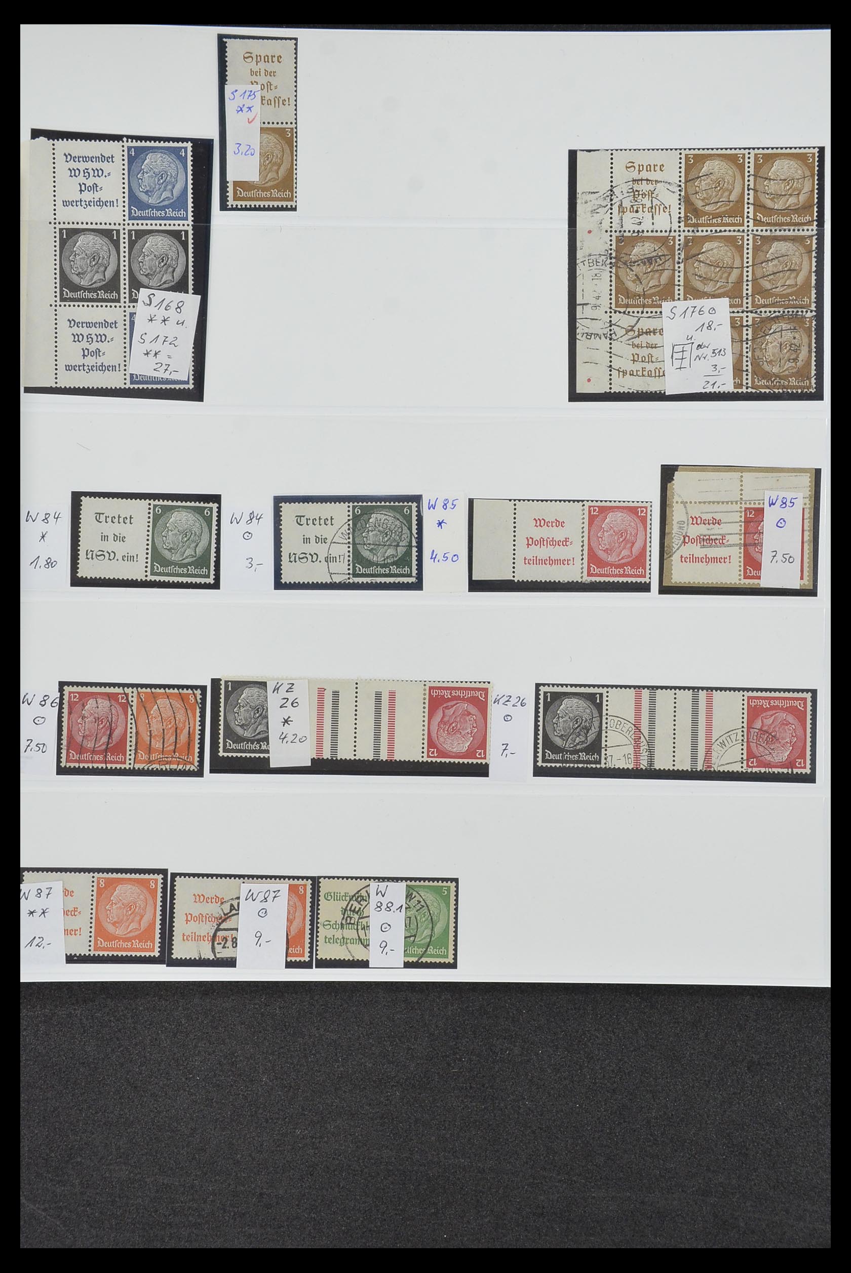 34200 028 - Postzegelverzameling 34200 Duitsland combinaties 1910-1996.