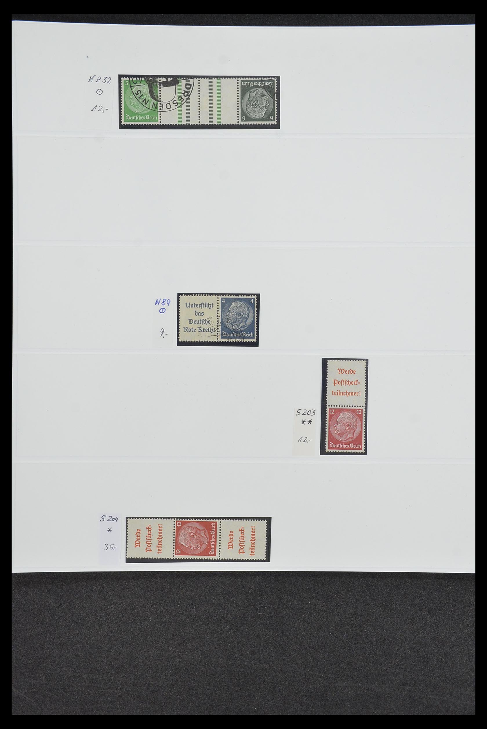 34200 032 - Postzegelverzameling 34200 Duitsland combinaties 1910-1996.