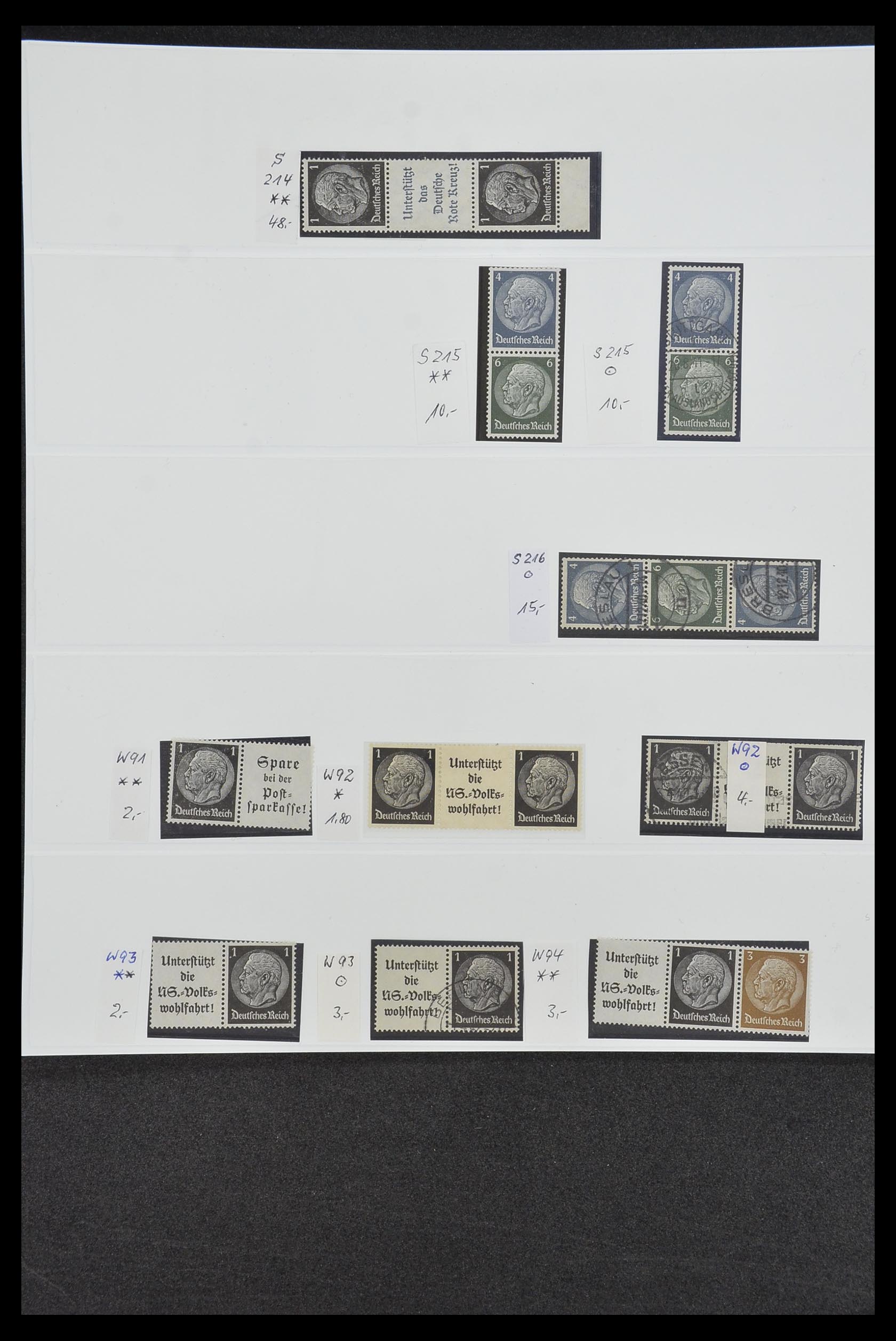 34200 034 - Stamp collection 34200 Germany combinations 1910-1996.